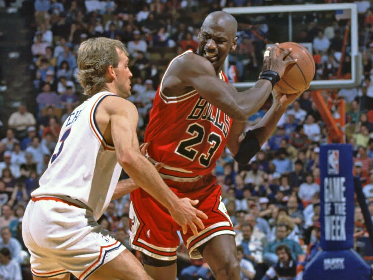Michael Jordan Takes a Leap of Faith — 1200x900 wallpaper
