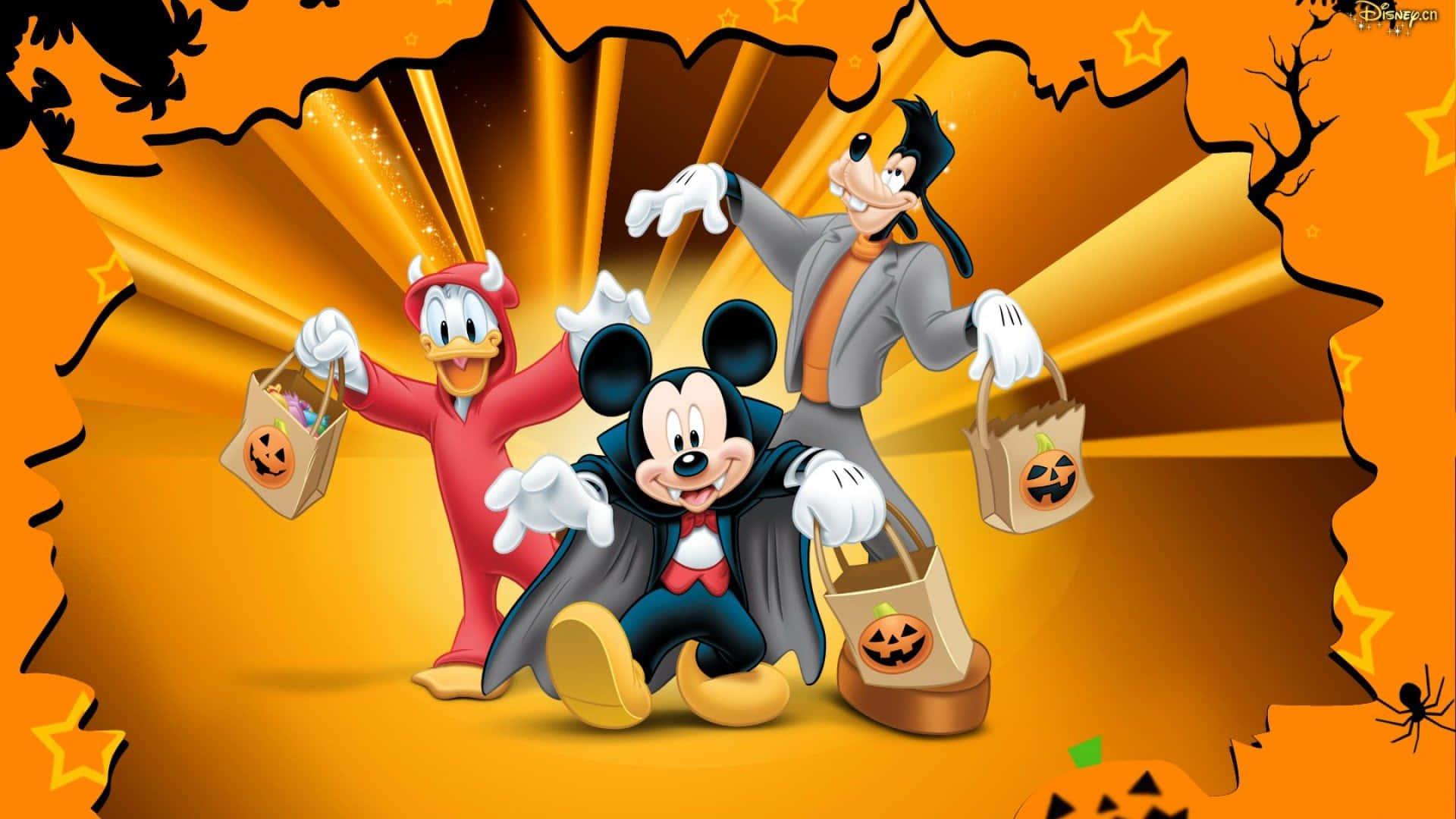 Mickey Mouse spreading joy and laughter — 1920x1080 wallpaper