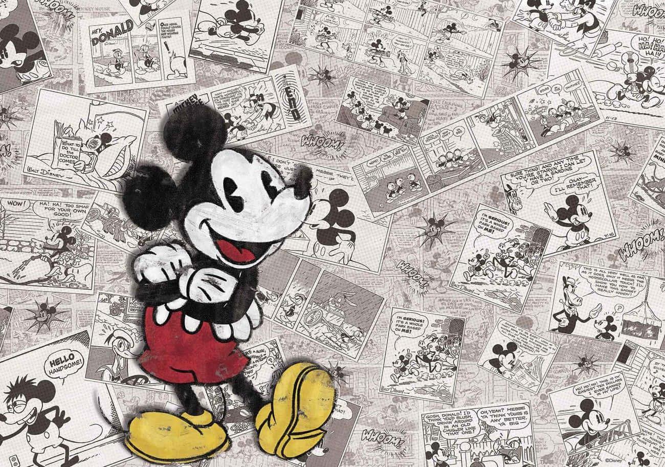 Mickey Mouse spreads happiness — 1300x913 wallpaper