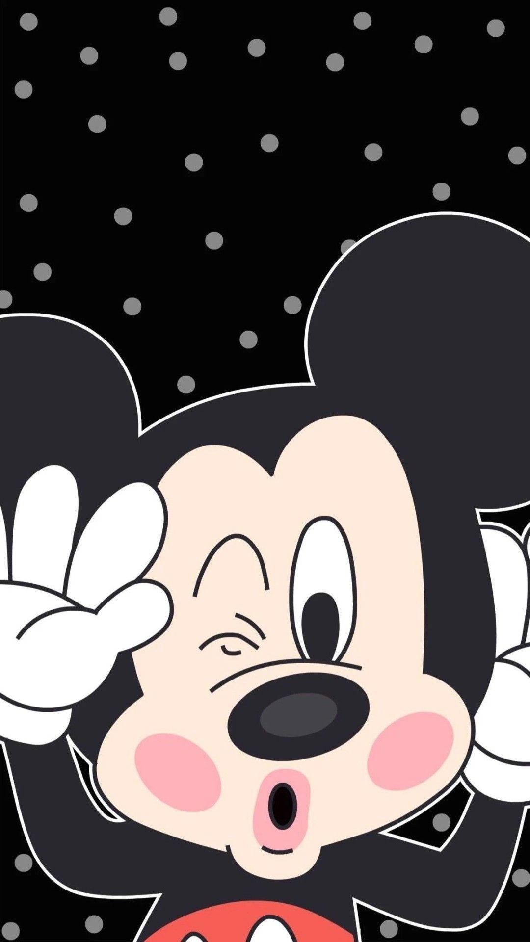 Mickey Mouse Winks — 1080x1920 wallpaper