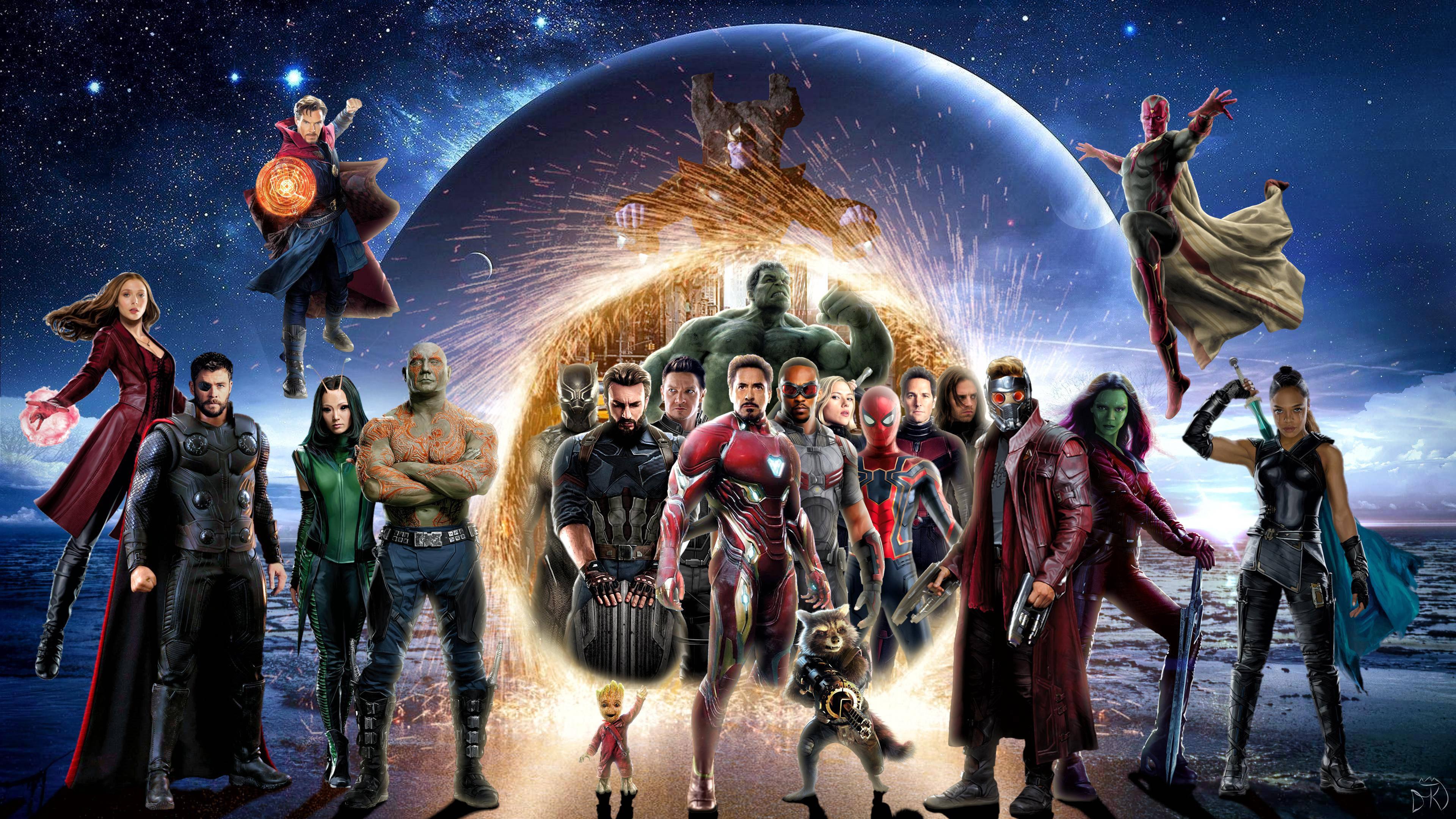 Mighty Avengers in Ultimate 4K Resolution — 3840x2160 wallpaper