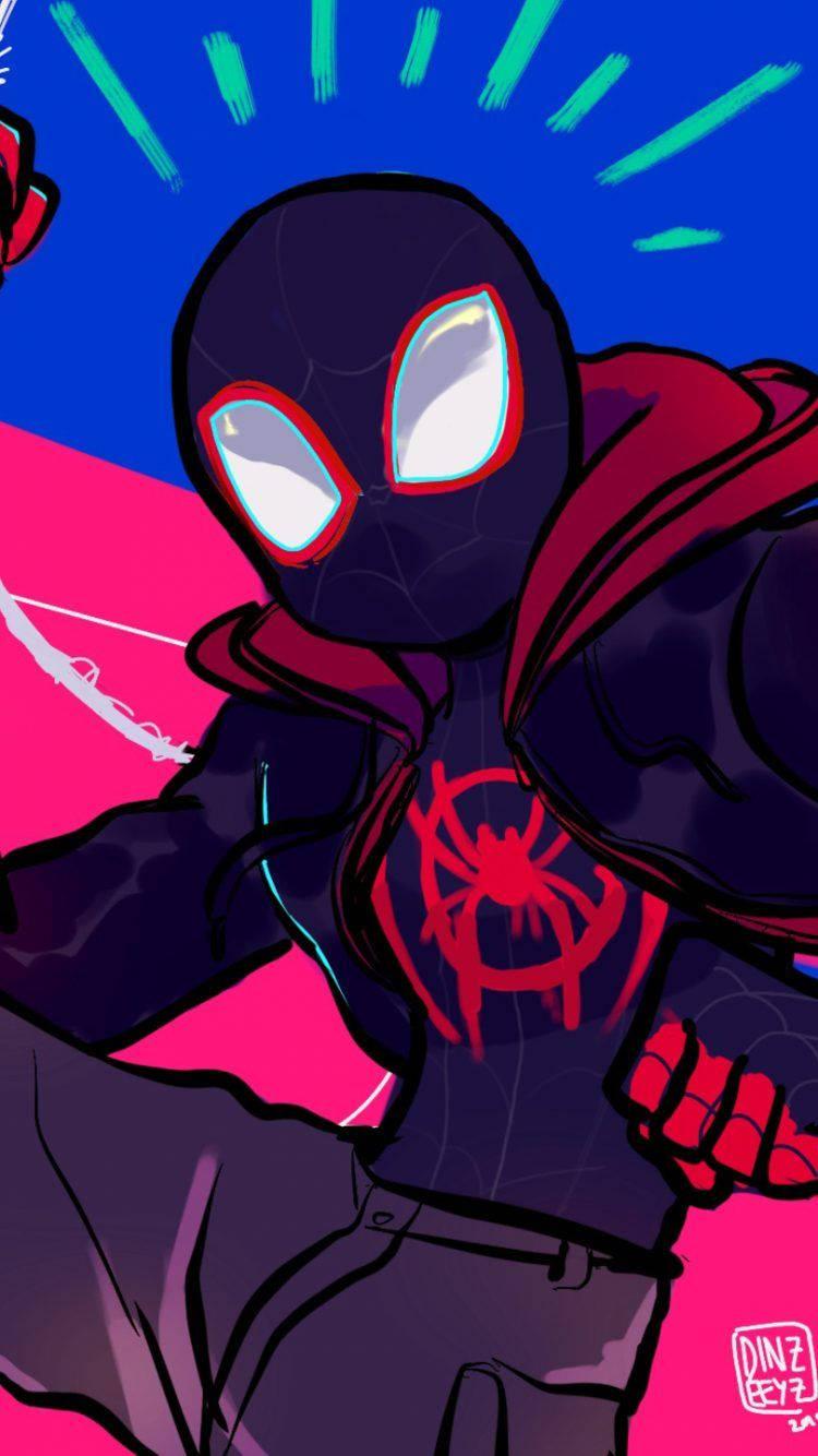 Miles Morales - Ready For Anything! — 750x1334 wallpaper