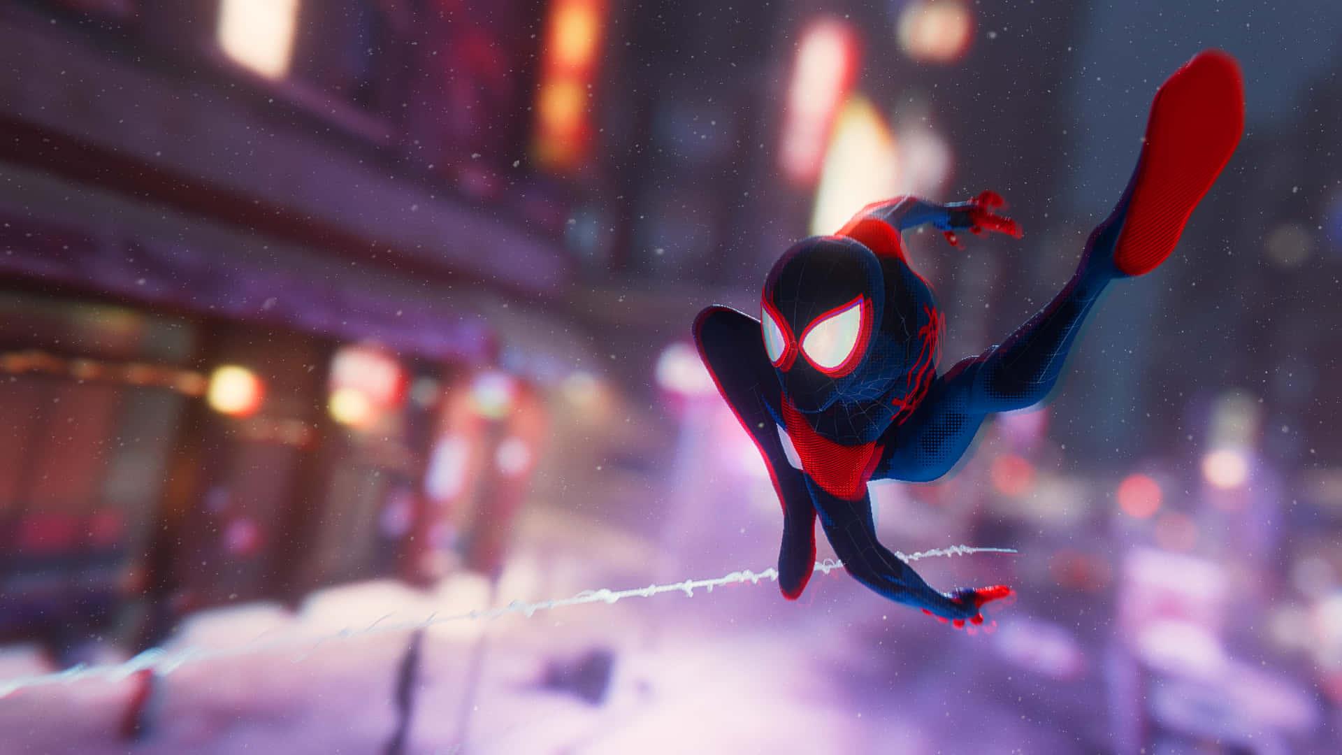 Miles Morales takes on the mantle of Spider-Man — 1920x1080 wallpaper