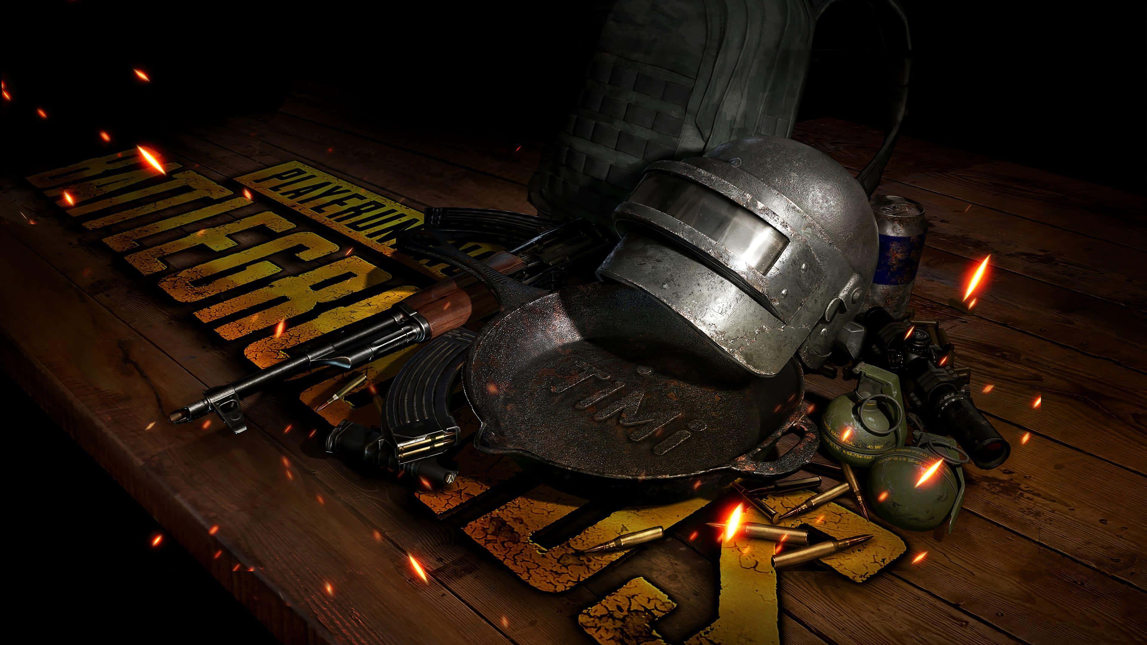 Military Boot Crushing Gun