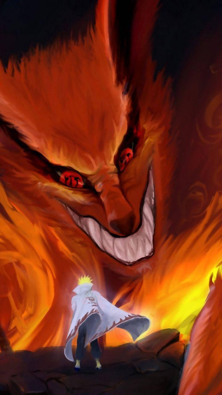 Minato And Kurama Naruto Phone — 720x1280 wallpaper