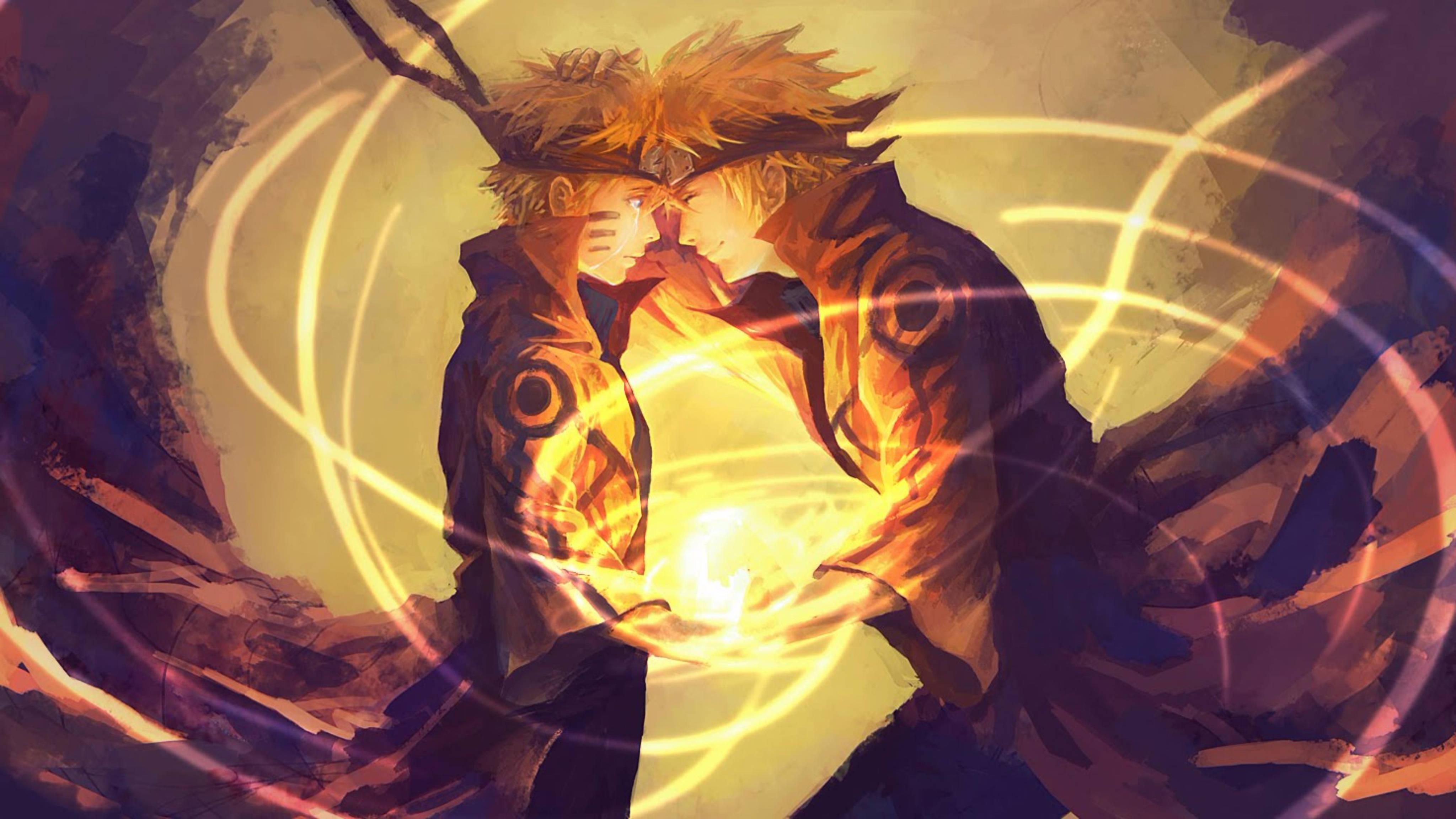 Minato And Naruto 4K