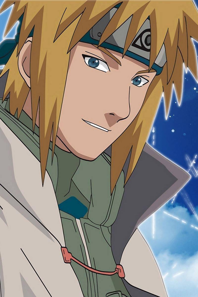Minato Closed Up Smile — 800x1200 wallpaper