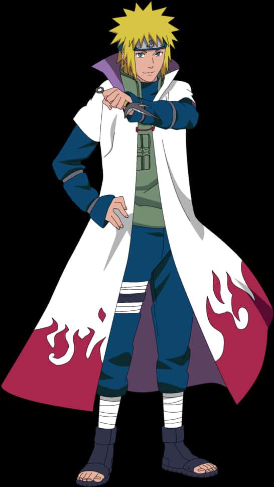 Minato Namikaze Fourth Hokage Character Art — 546x970 wallpaper