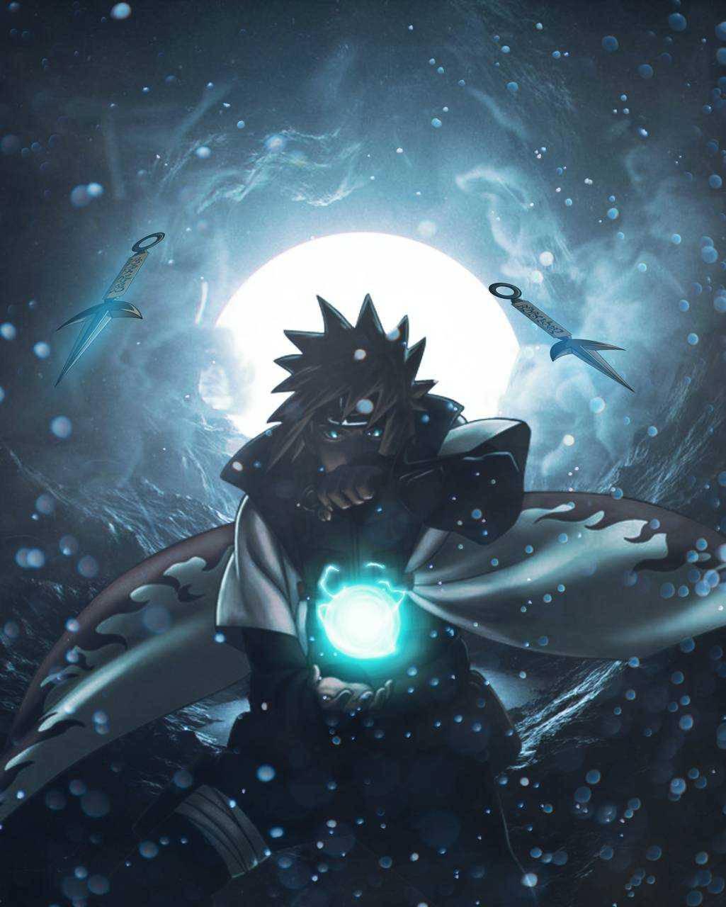 Minato Rasengan And Kunai — 1025x1280 wallpaper