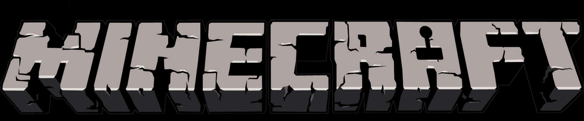 Minecraft Logo Distressed Design — 2000x416 wallpaper