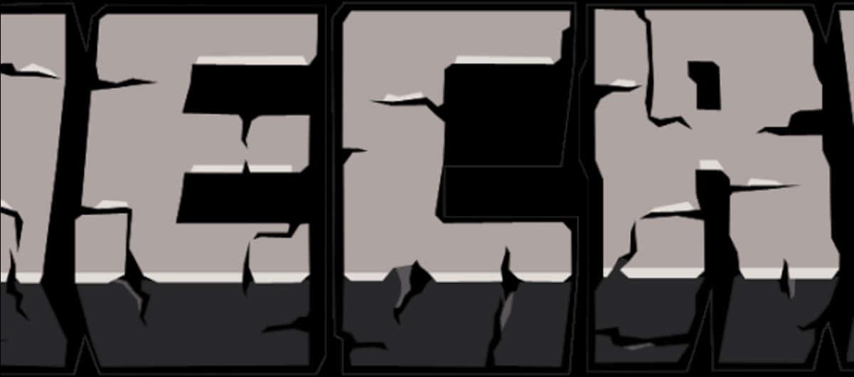 Minecraft Logo Distressed Design — 1201x531 wallpaper
