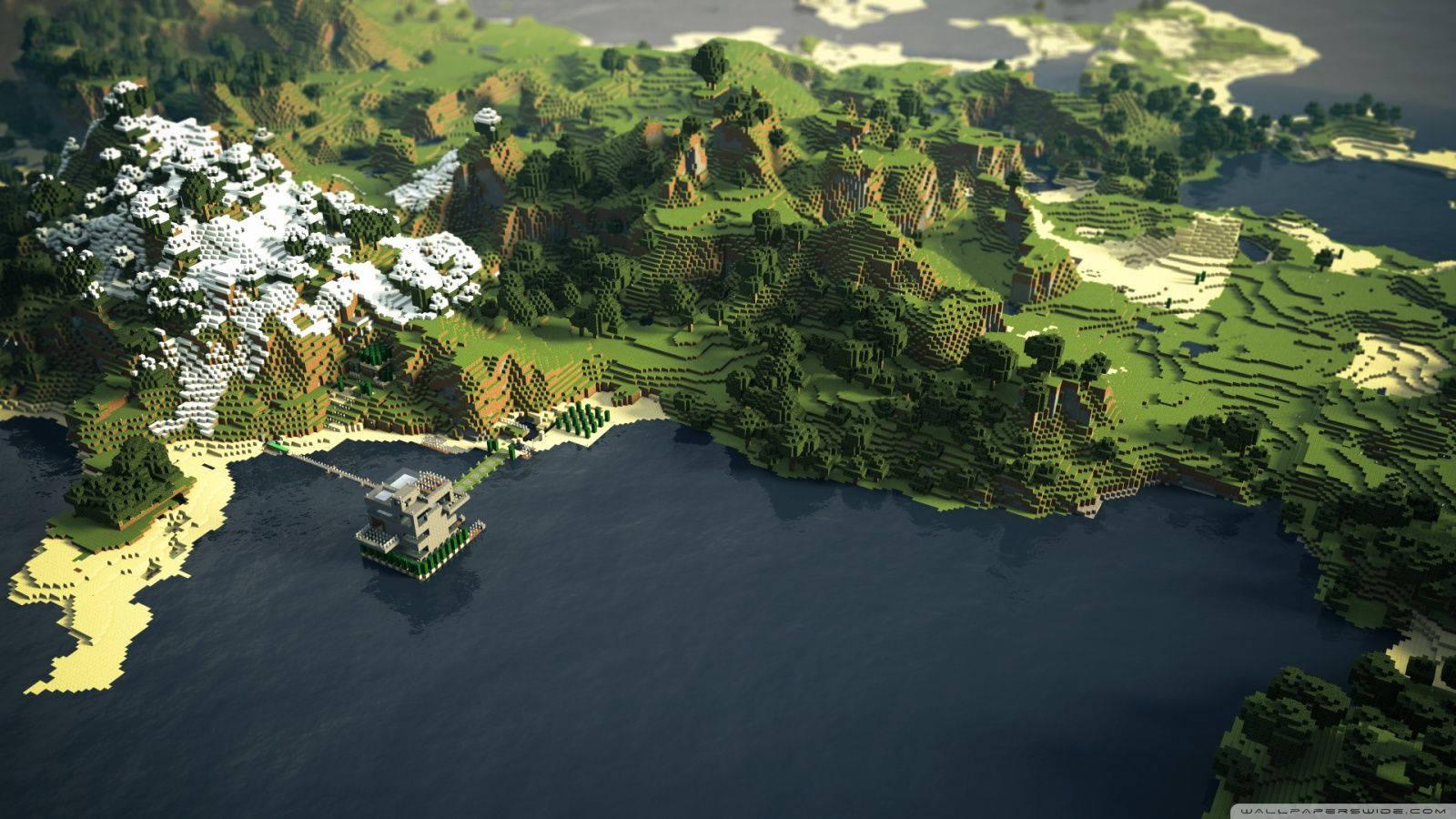 Minecraft Ocean Forest Landscape