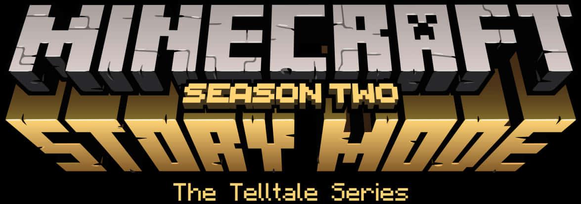 Minecraft_ Story_ Mode_ Season_ Two_ Logo — 1175x414 wallpaper