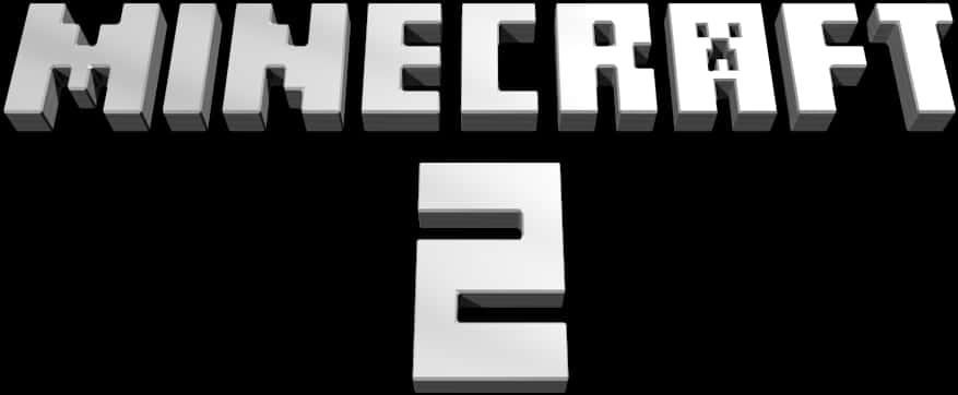 Minecraft_2_ Logo_ Black_ Background — 877x362 wallpaper