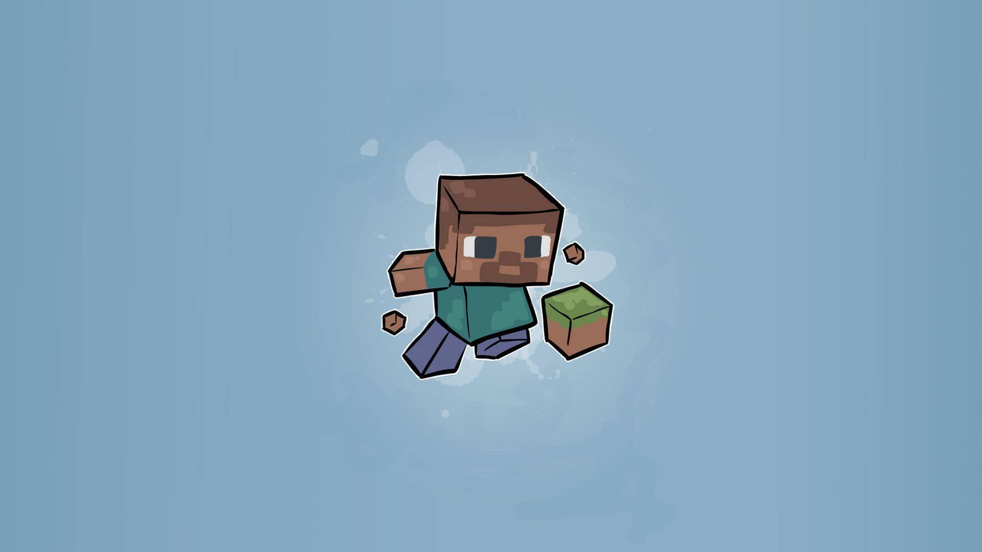"Minecraft's Steve stands ready to explore and uncover the secrets of the game's expansive world!"