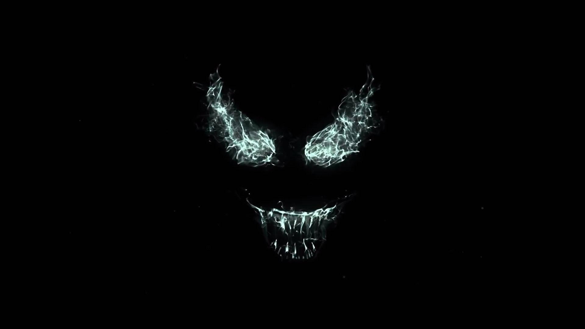 Minimal Venom Face Smoke — 1920x1080 wallpaper