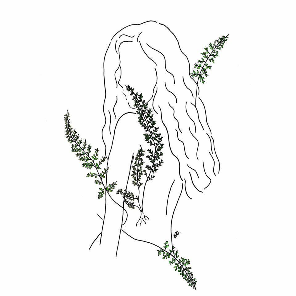 Minimalist Artsy Aesthetic Drawing — 960x960 wallpaper