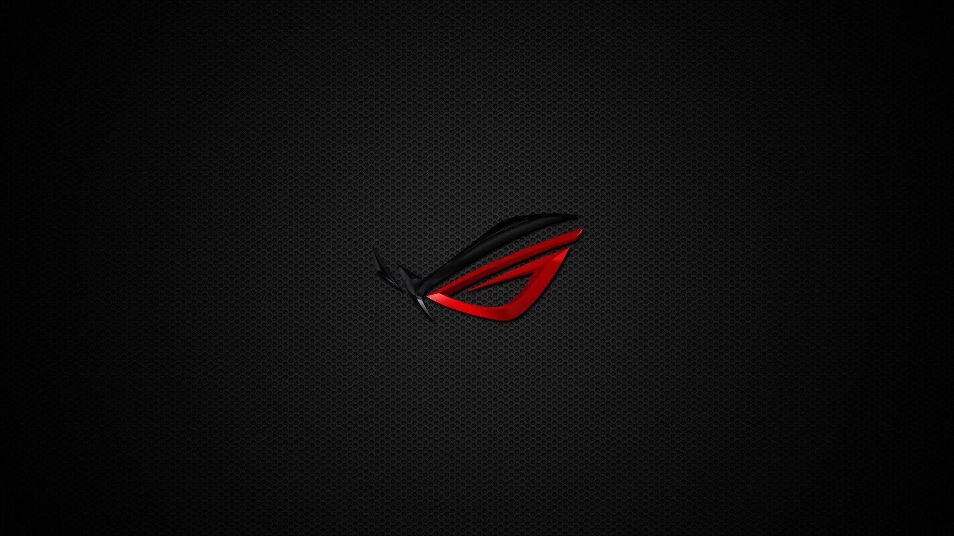 Minimalist Asus Rog On Black — 1920x1080 wallpaper