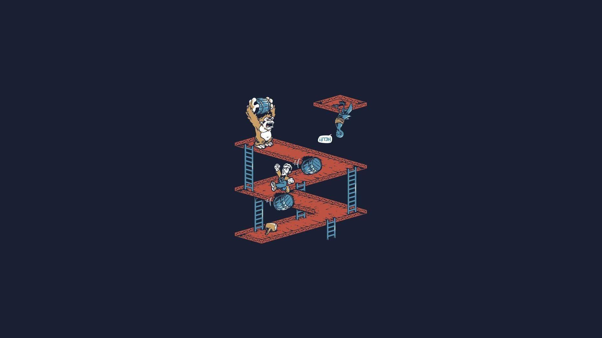 Minimalist Donkey Kong Gaming