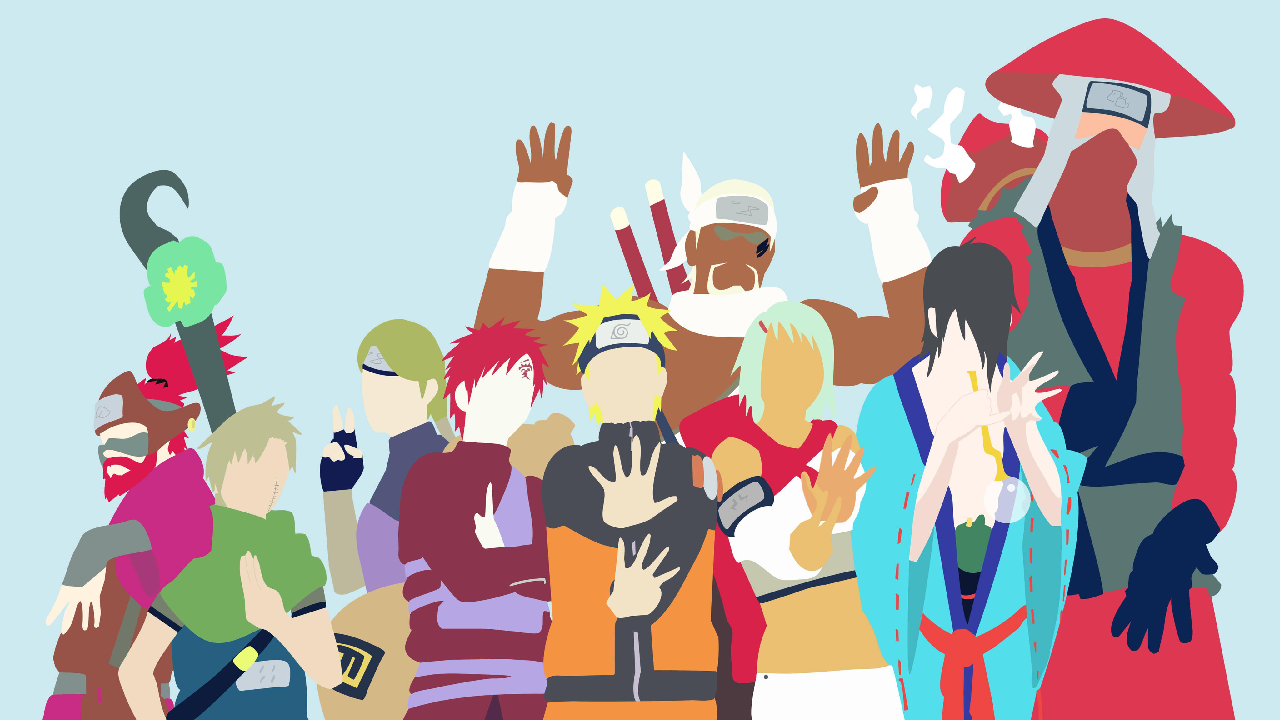 Minimalist Jinchurikis Naruto 4K