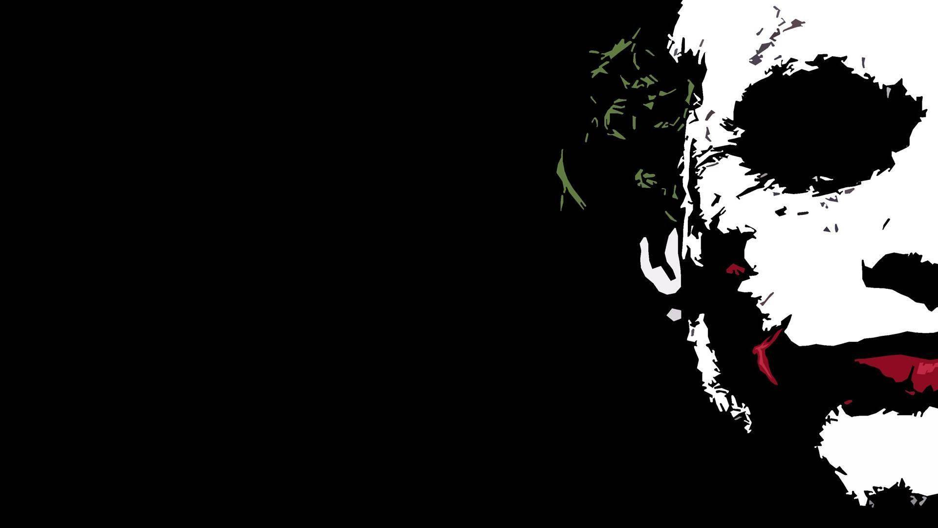 Minimalist Joker Art — 1920x1080 wallpaper