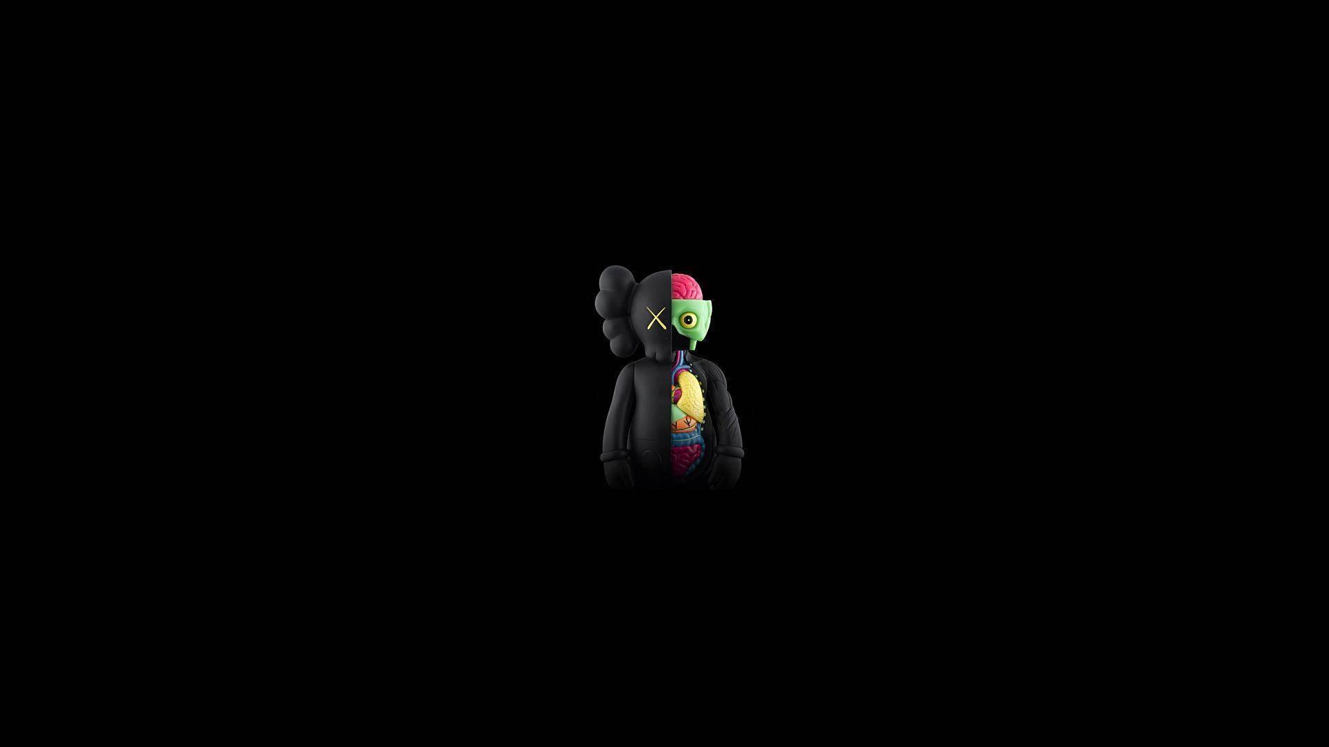 Minimalist KAWS Character — 1920x1080 wallpaper