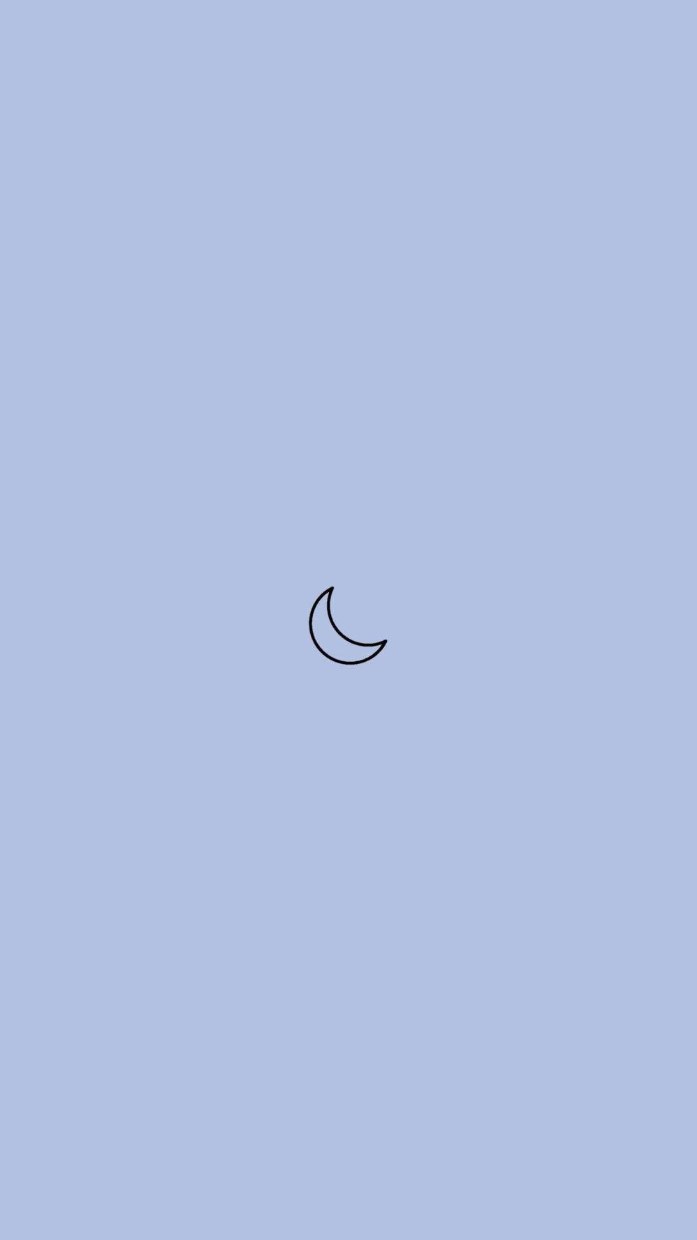 Minimalist Moon Aesthetic — 1000x1778 wallpaper