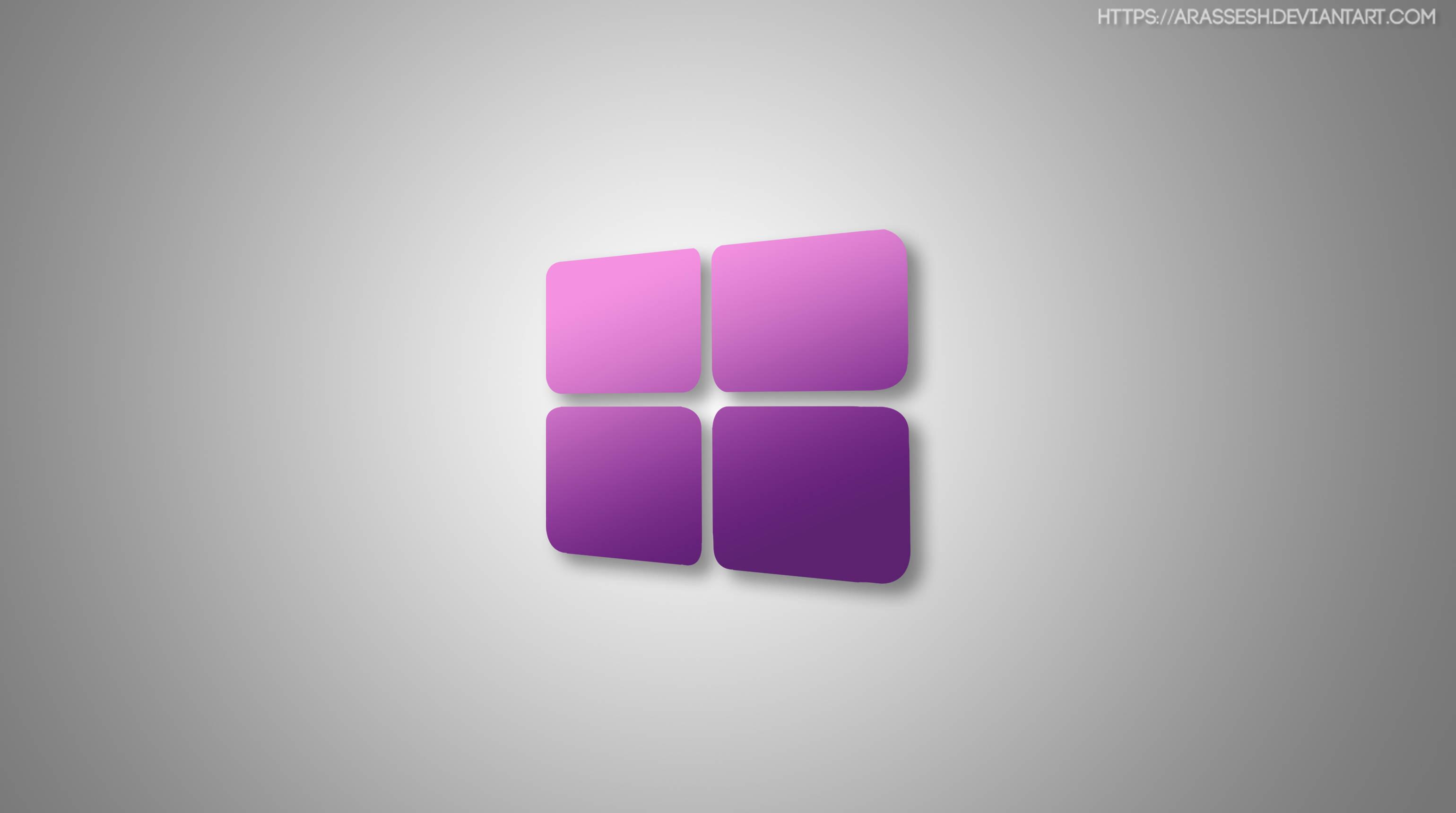 Minimalist Windows 10 HD Purple Logo — 3080x1720 wallpaper