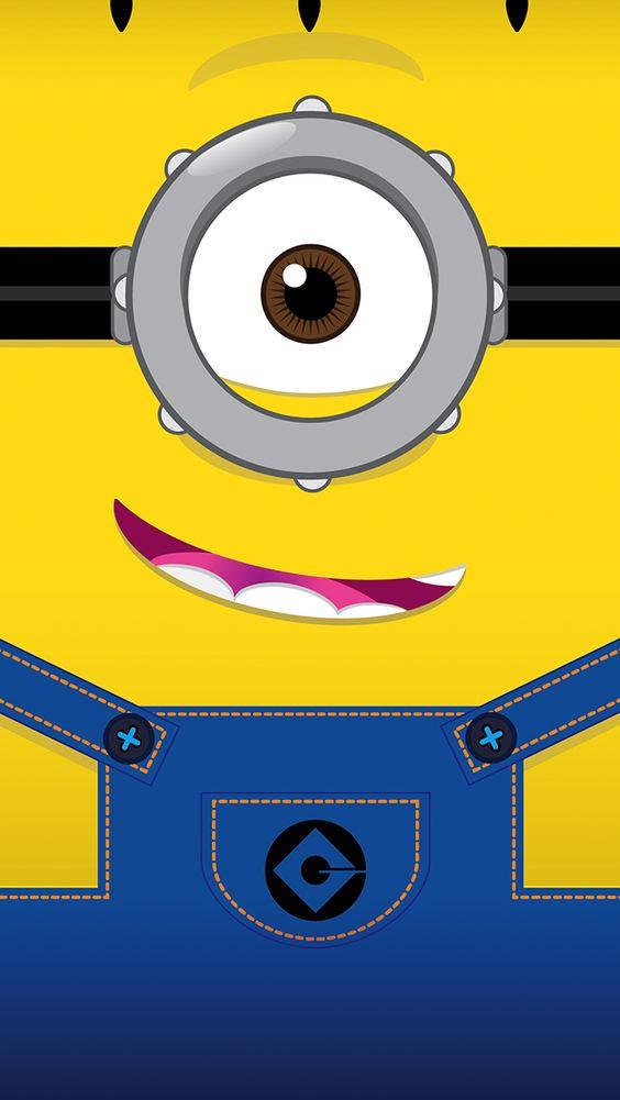 Minion Cute Face Fanart — 564x1001 wallpaper