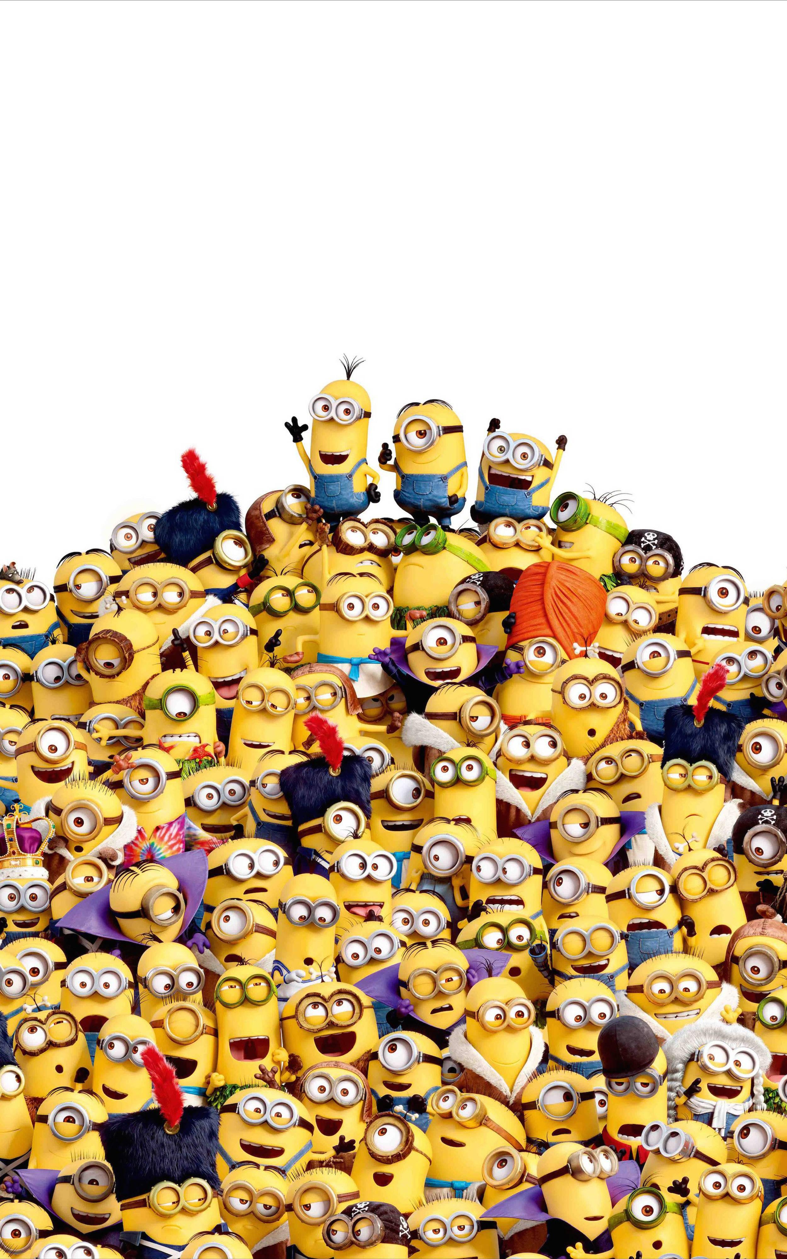 Minions In Different Outfits — 2500x4000 wallpaper