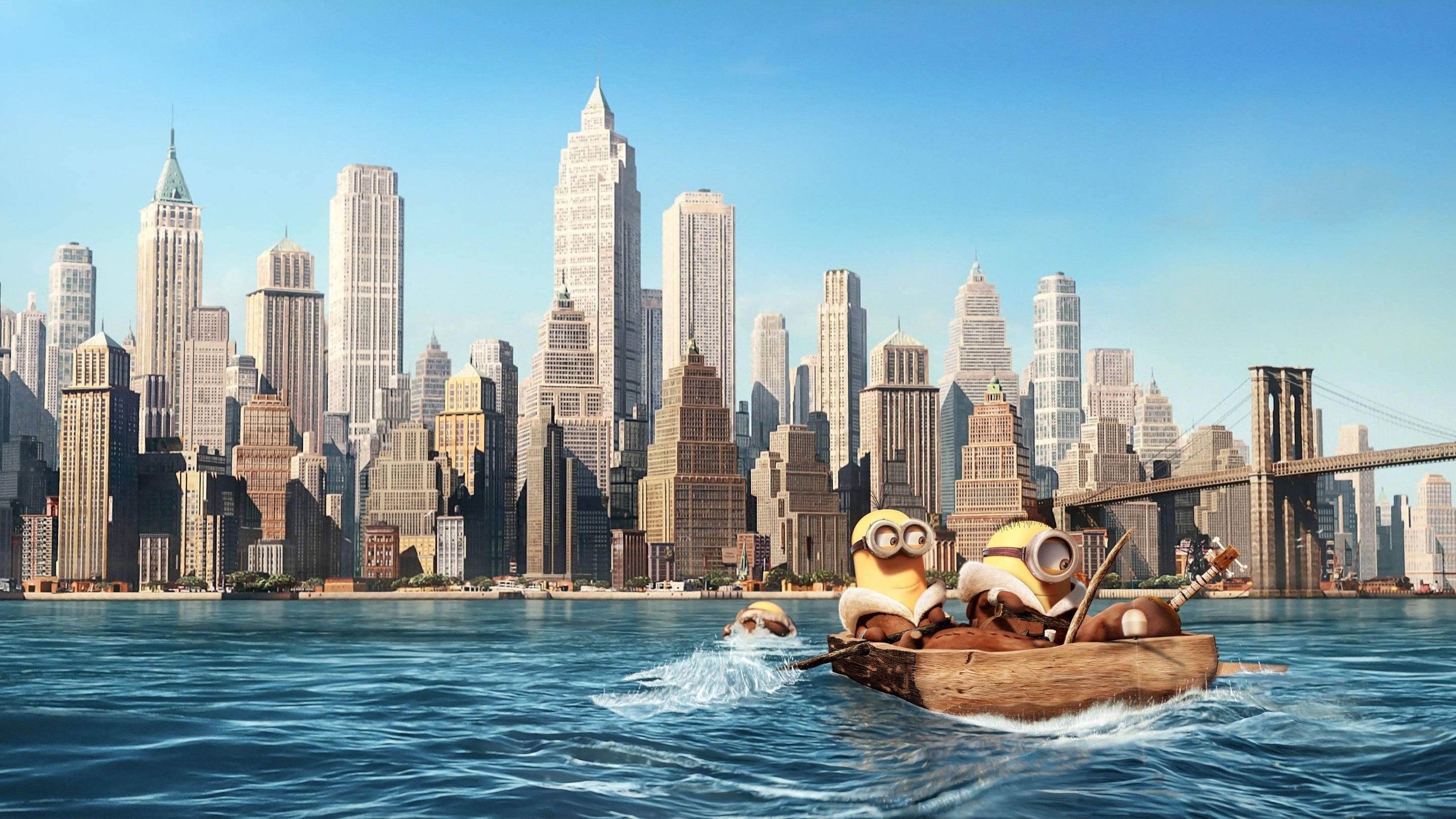 Minions In New York — 2880x1620 wallpaper