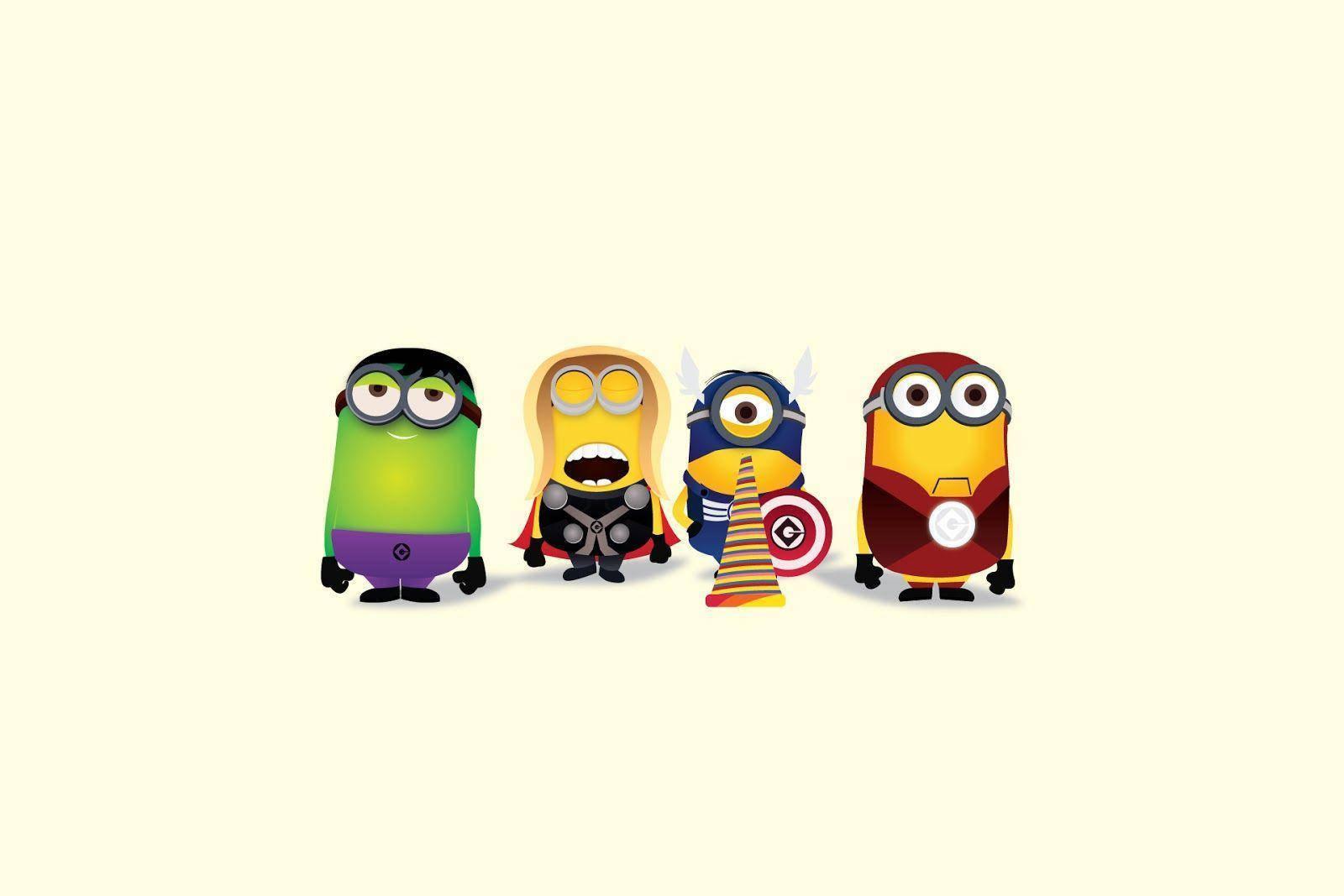 Minions Marvel Avengers — 1600x1067 wallpaper
