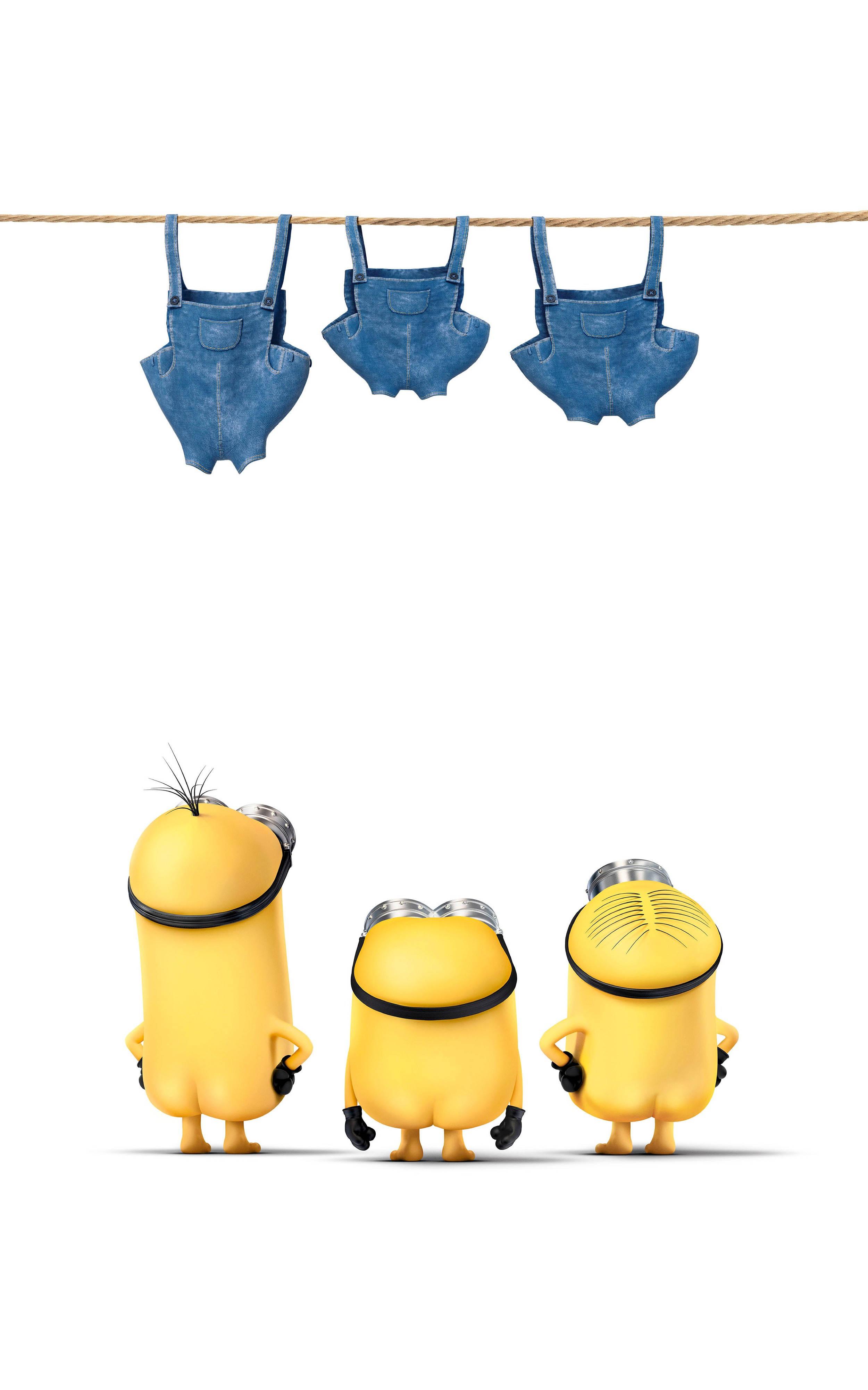 Minions Naked With Laundry — 2500x4000 wallpaper