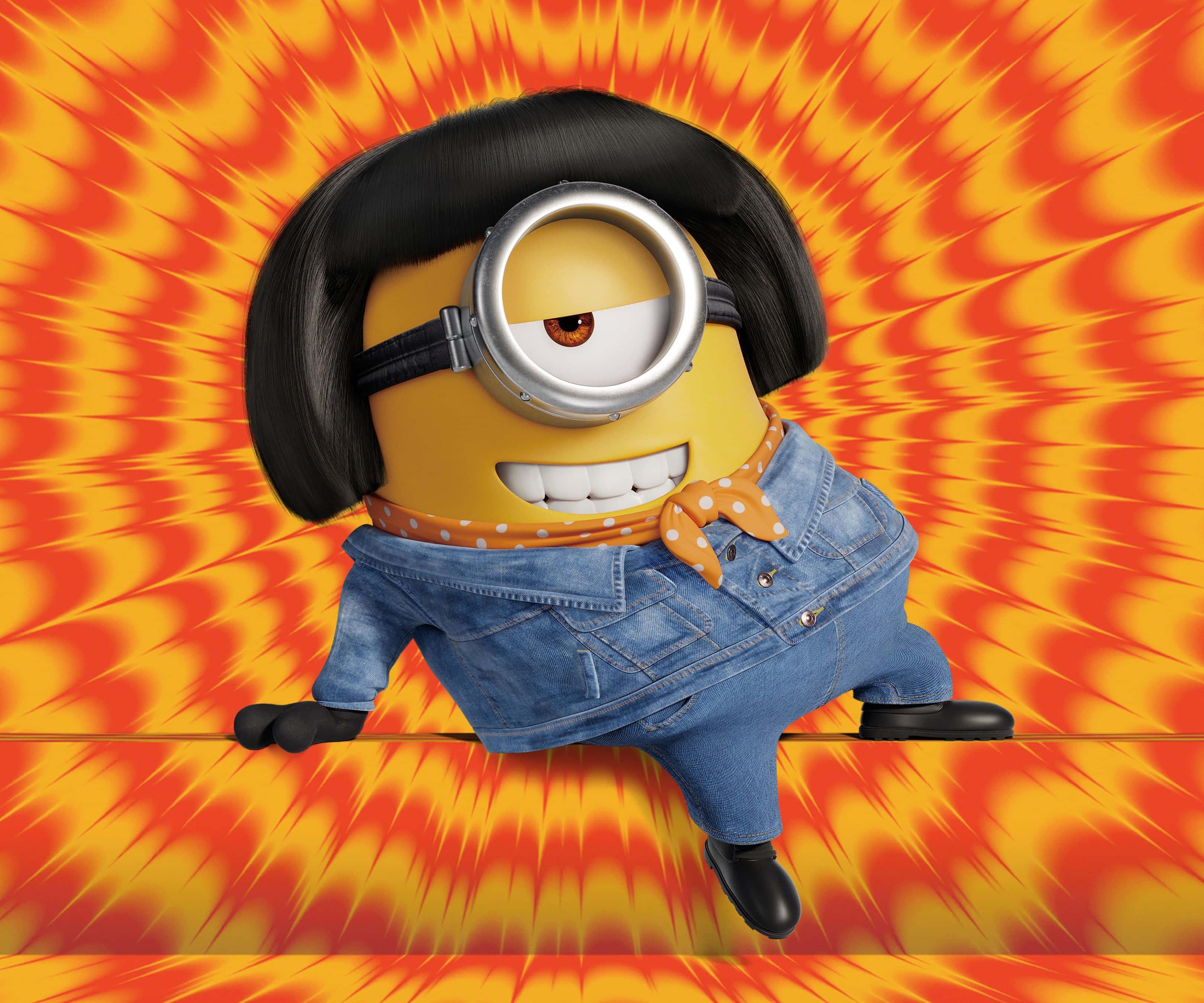 Minions Taking a Selfie — 3240x2700 wallpaper