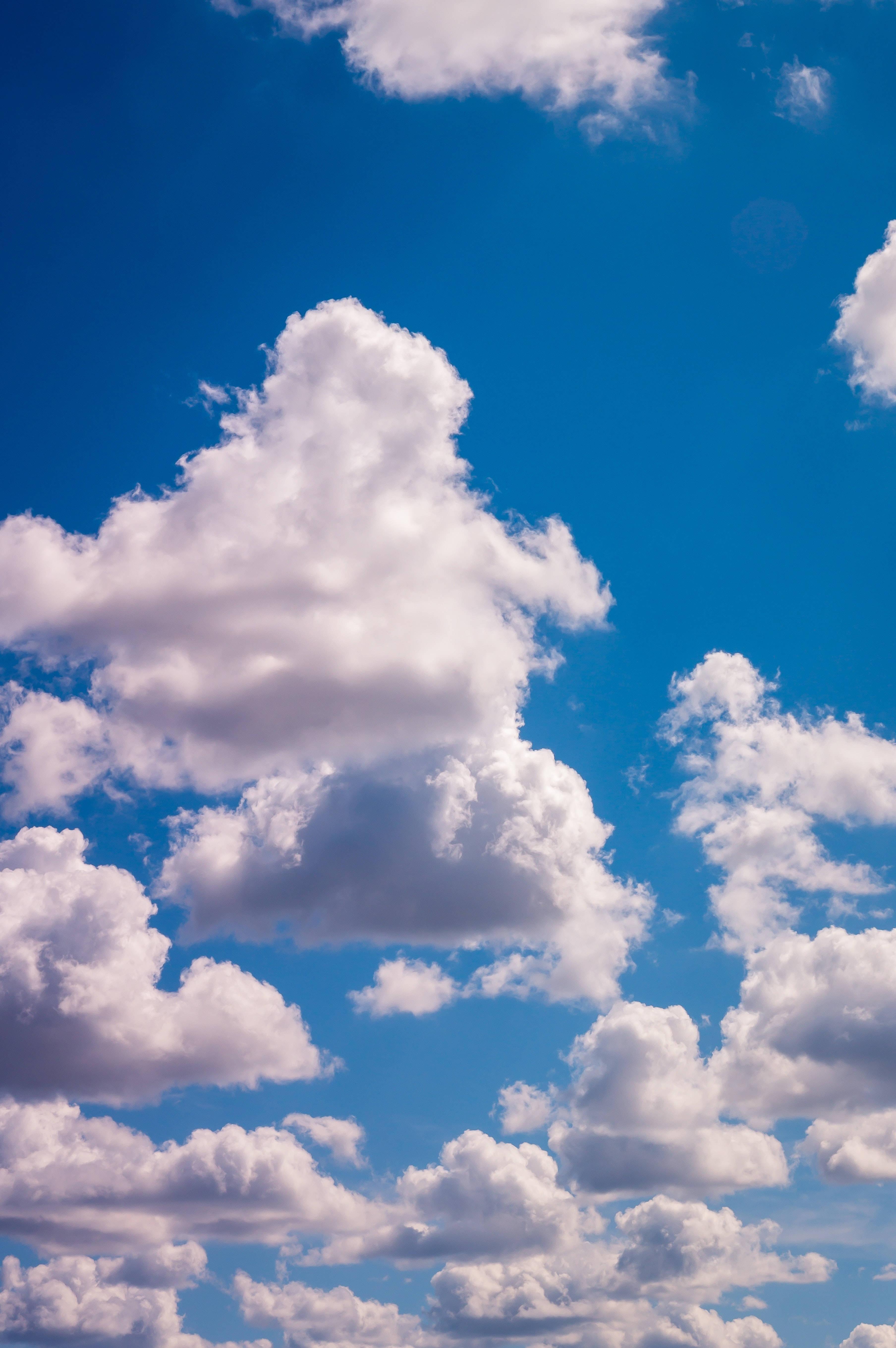 Mobile Blue Cloudy Sky