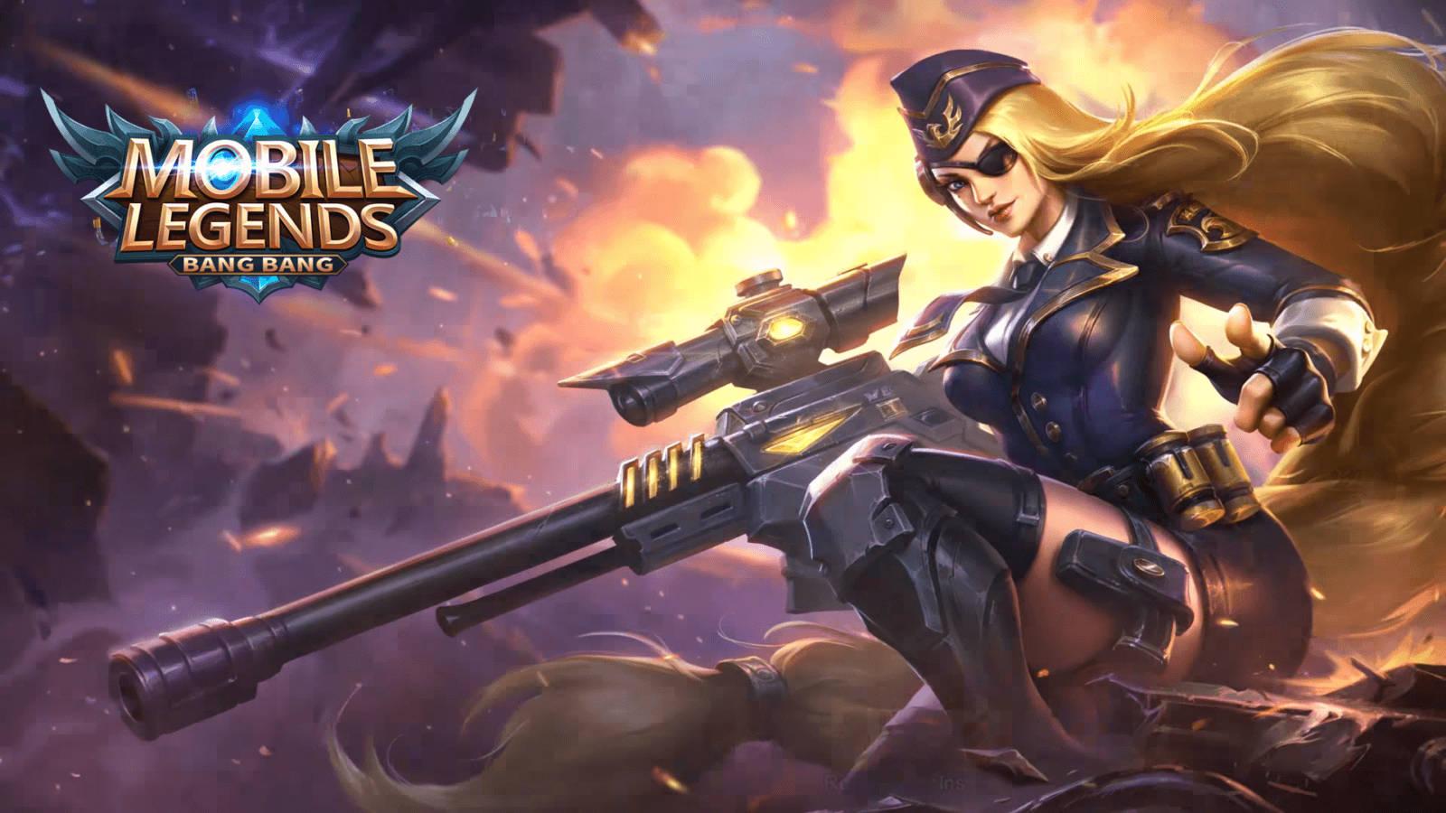 Mobile Legends Bang Bang Logo Art — 1600x900 wallpaper