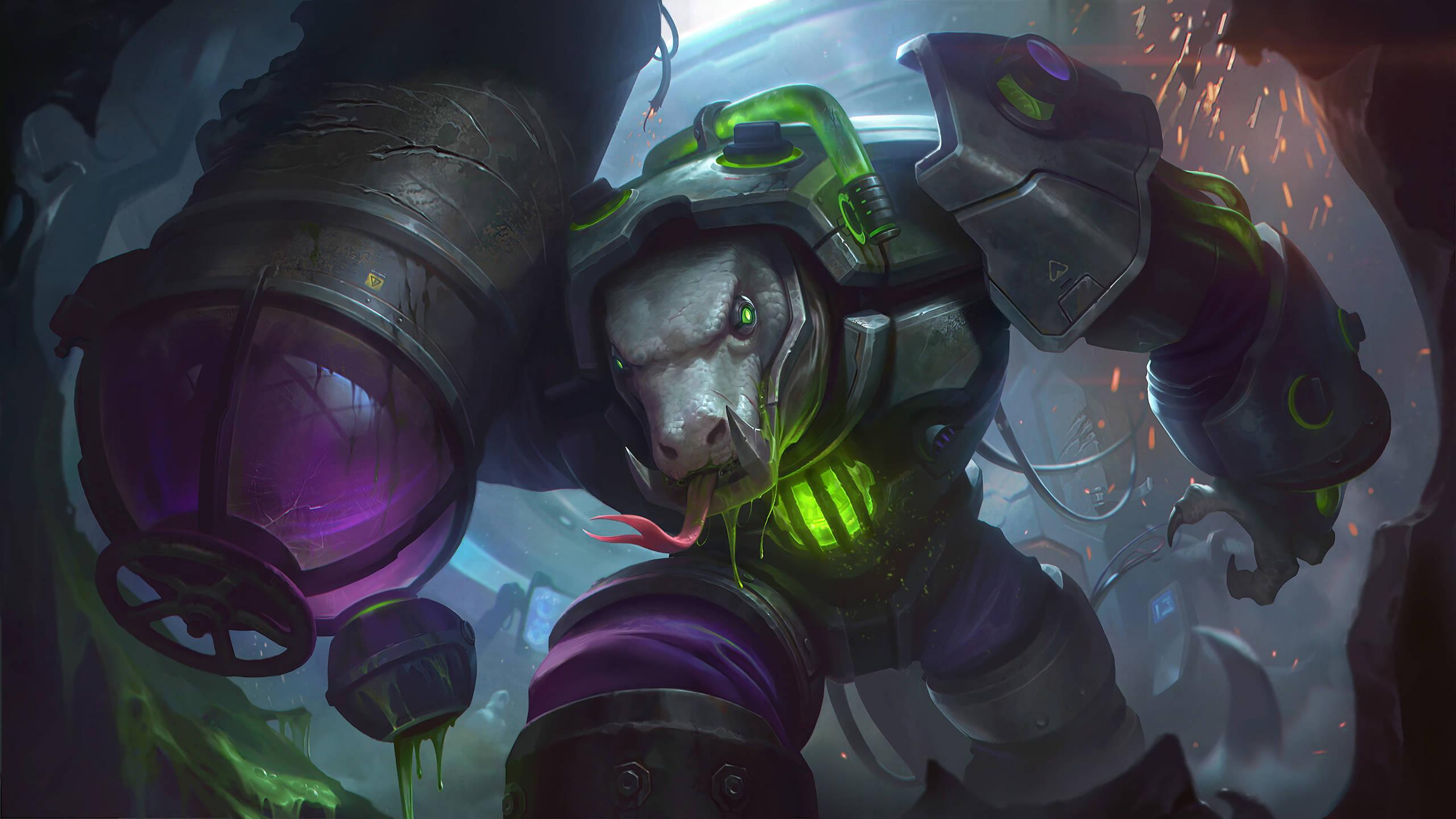 Mobile Legends Grock Venom Skin — 2560x1440 wallpaper