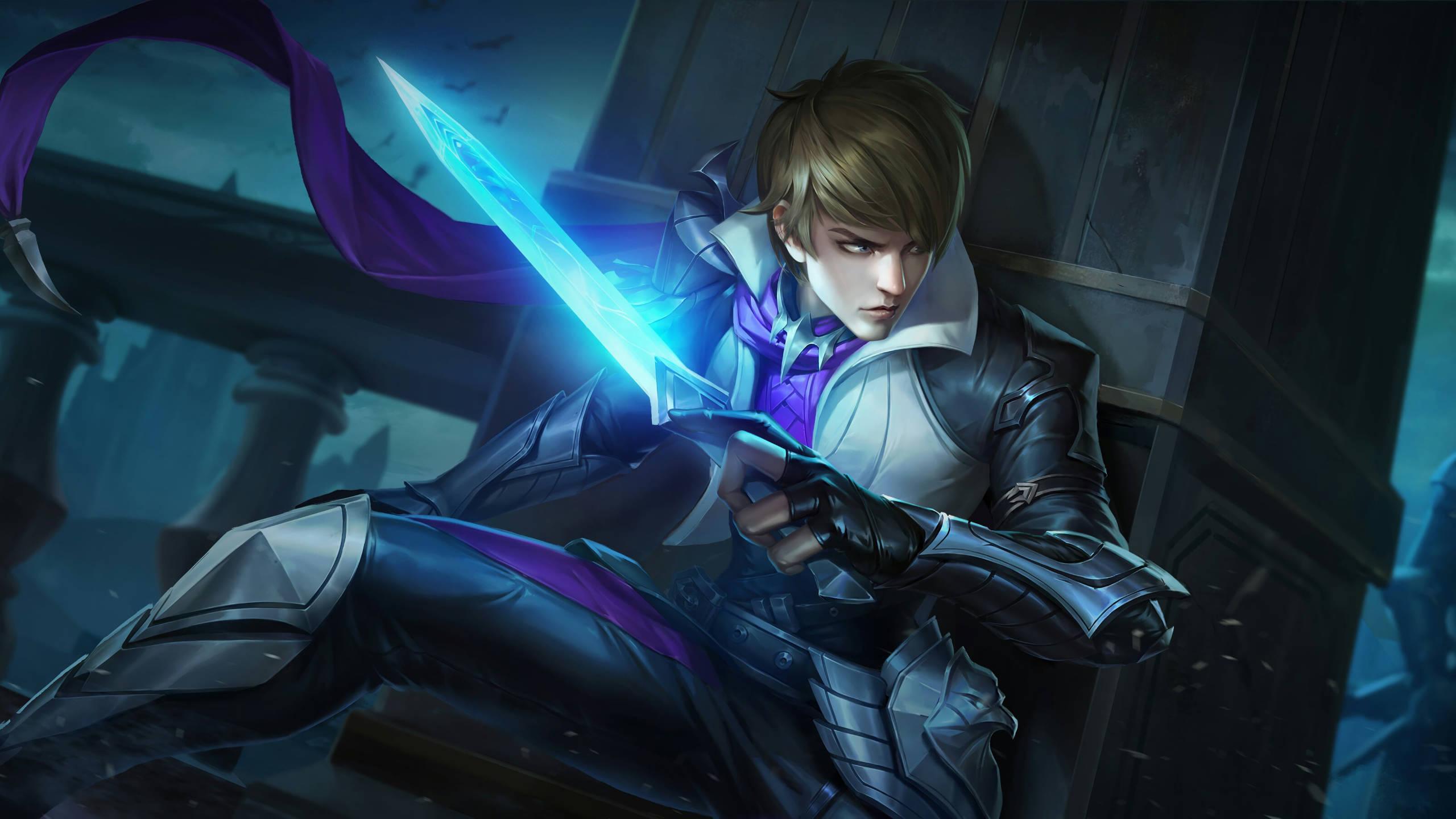 Mobile Legends Gusion Holy Blade — 2560x1440 wallpaper