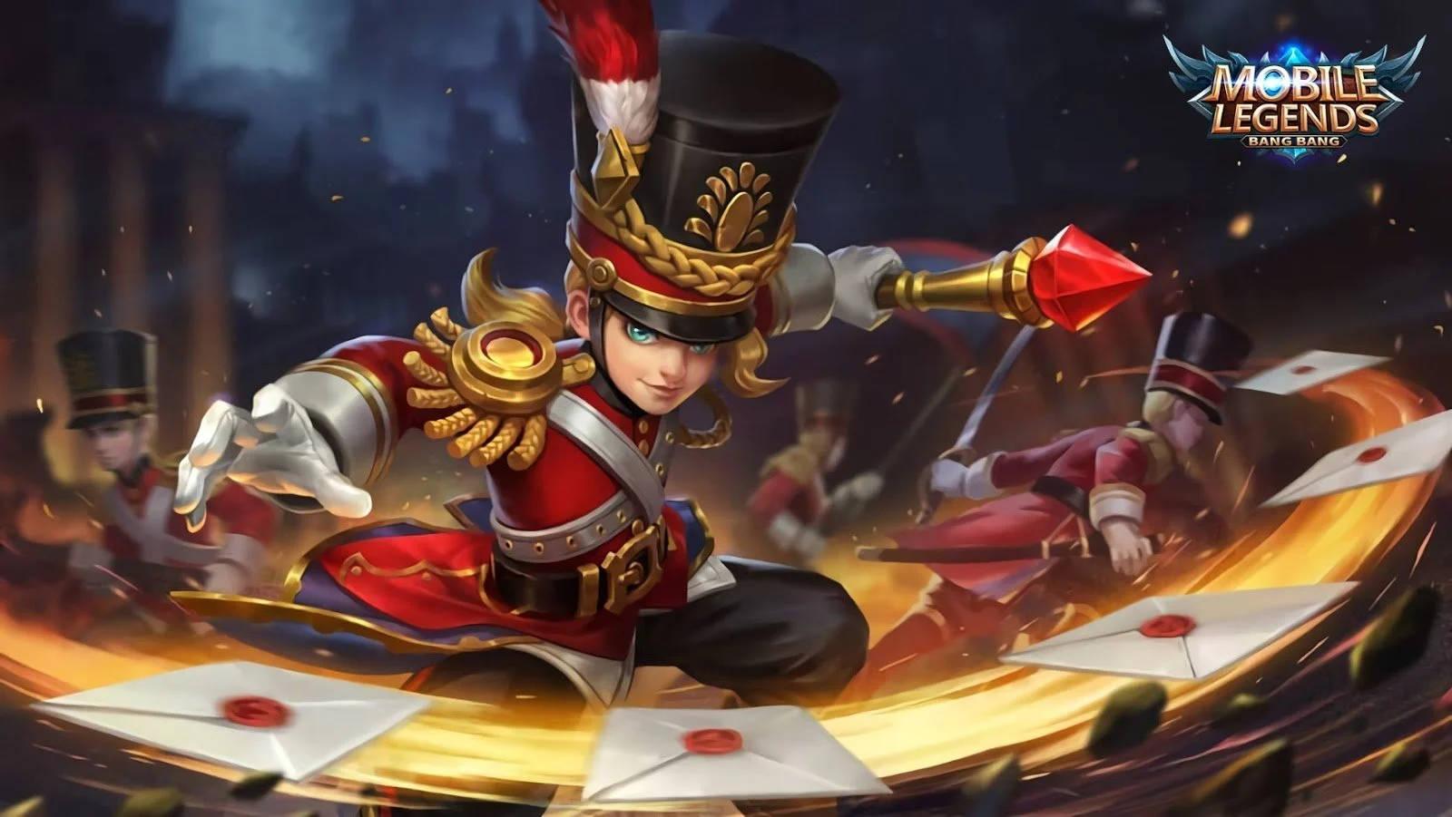 Mobile Legend's Harley With Logo — 1600x901 wallpaper