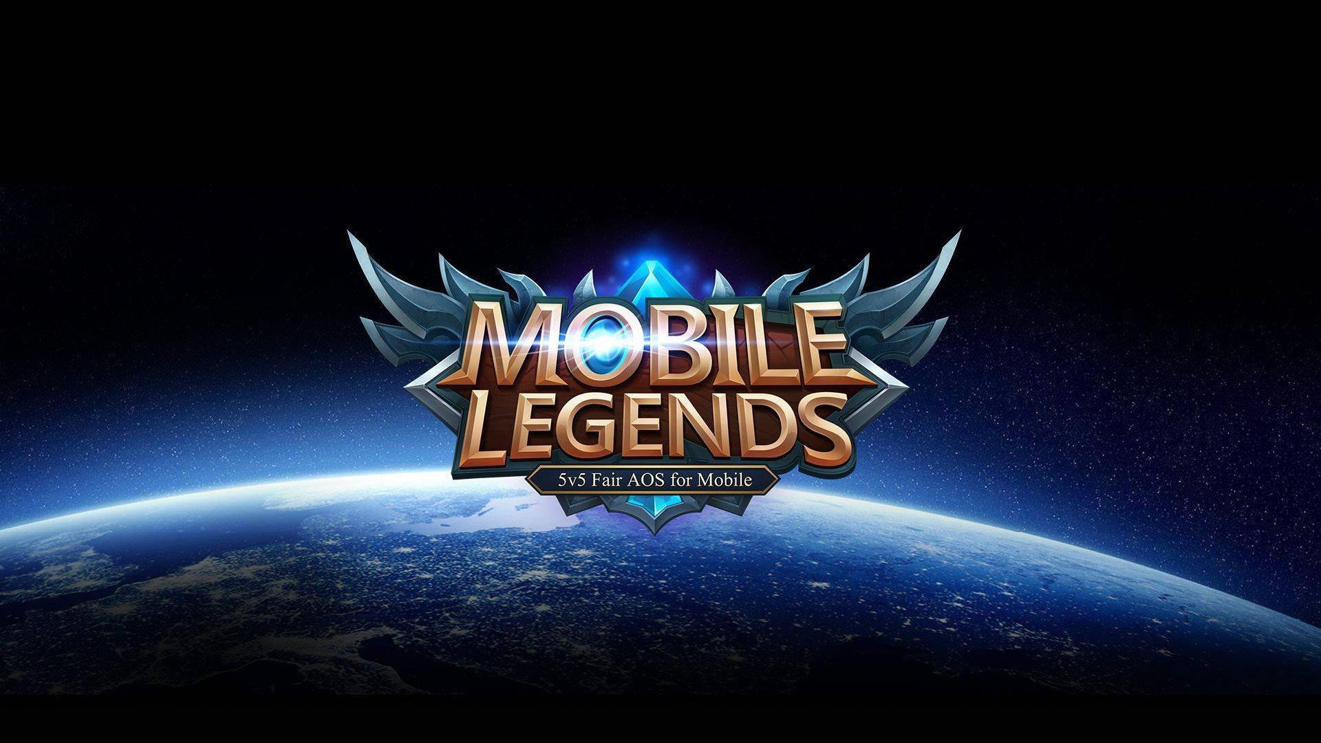 Mobile Legends Logo Over Earth — 1920x1080 wallpaper