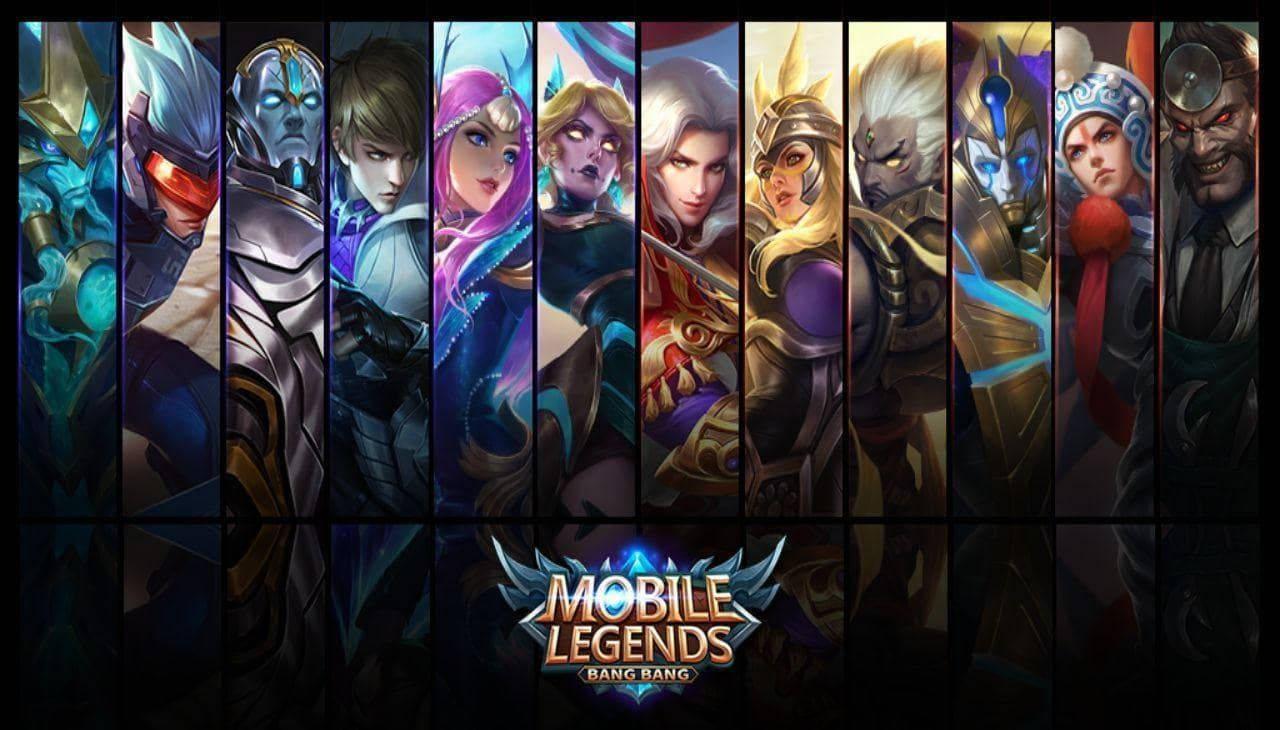 Mobile Legends Logo With Characters — 1280x730 wallpaper