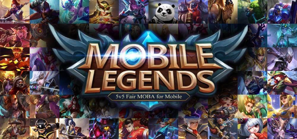 Mobile Legends Logo With Collage — 1000x470 wallpaper