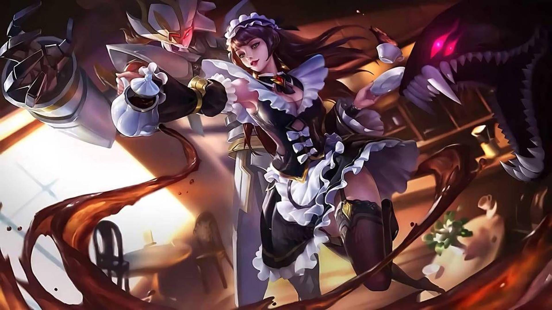 Mobile Legends Maid Selena — 1920x1080 wallpaper