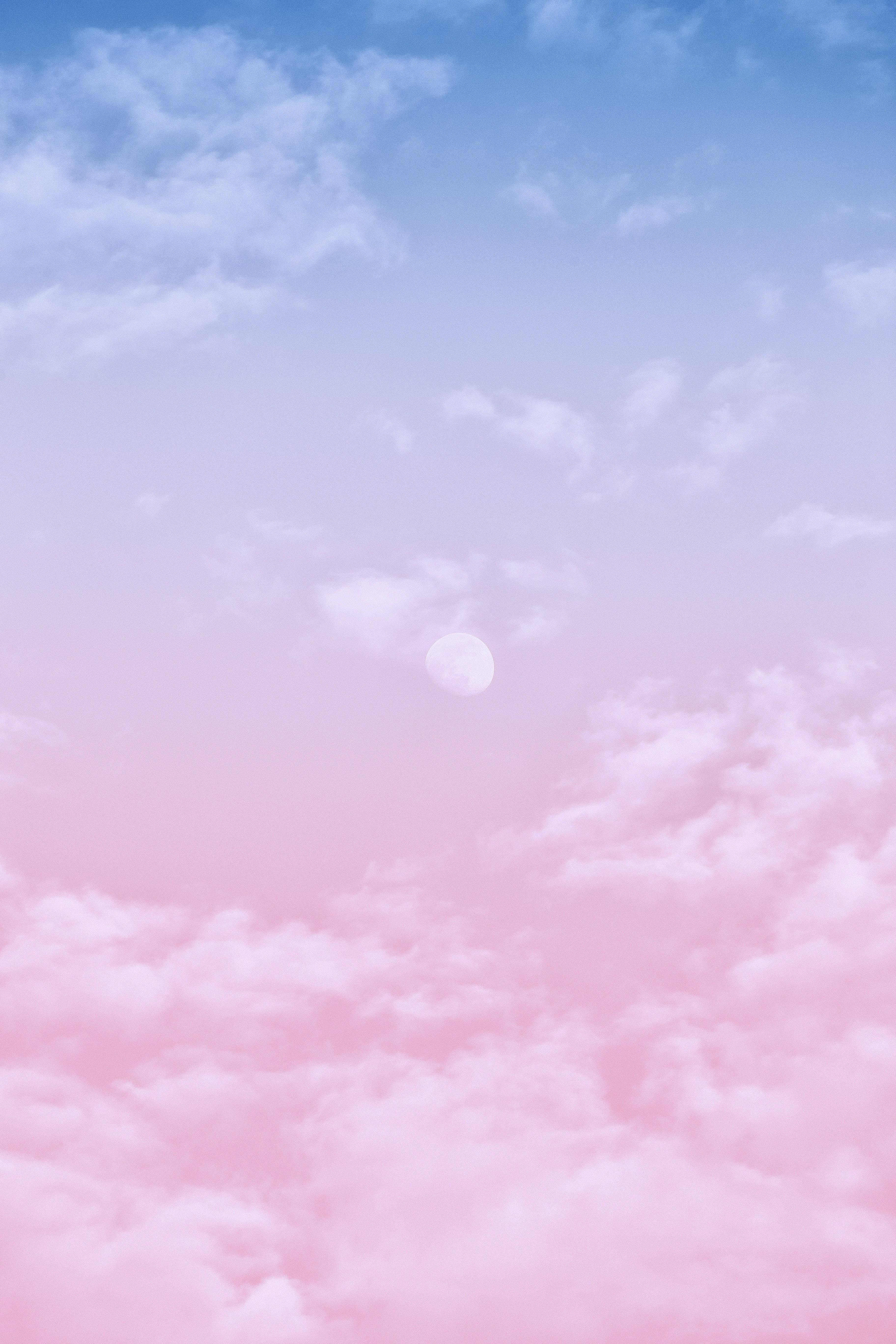 Mobile Pink And Blue Clouds