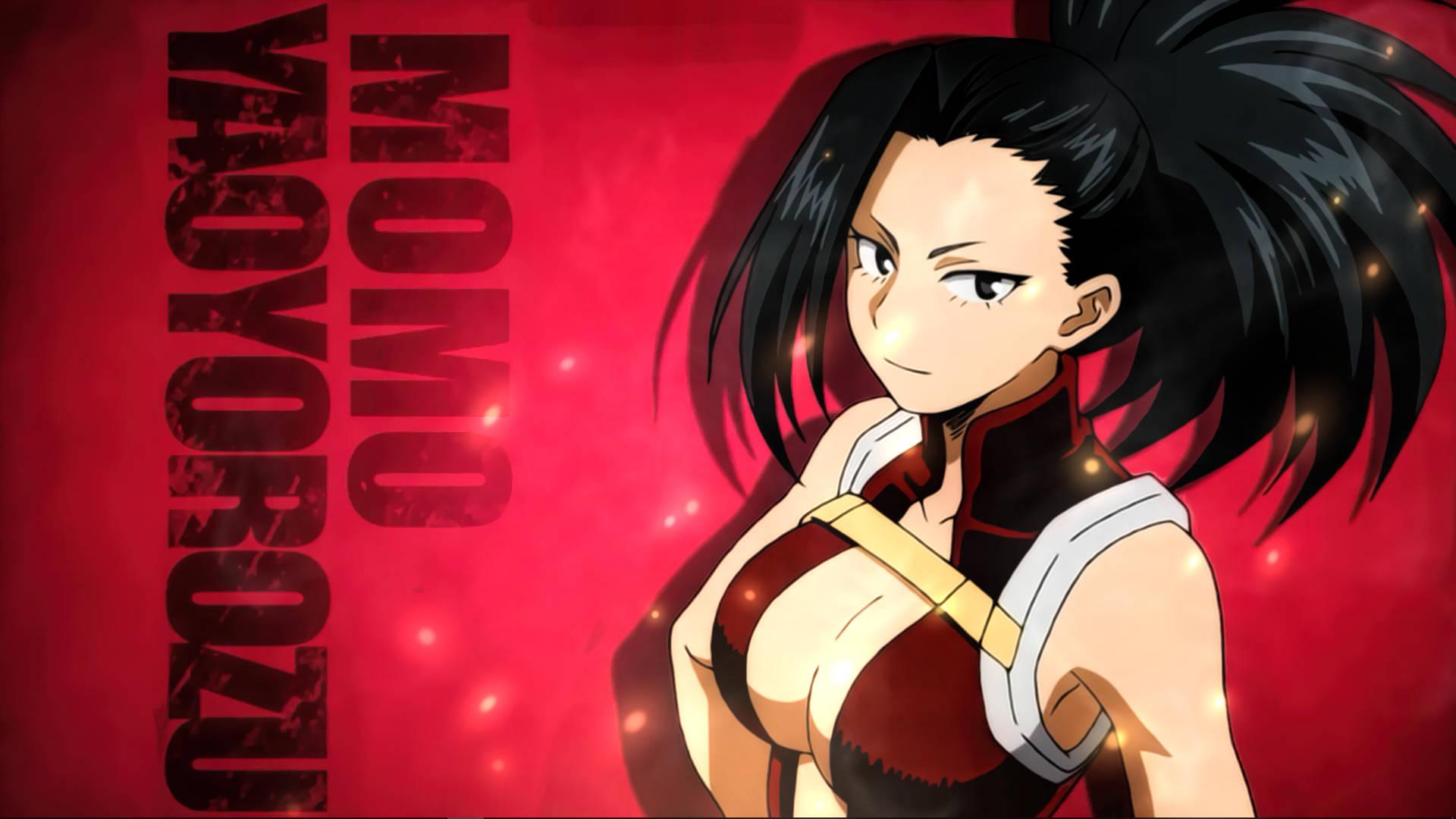 Momo Yaoyorozu, a student of U.A High School — 1920x1080 wallpaper
