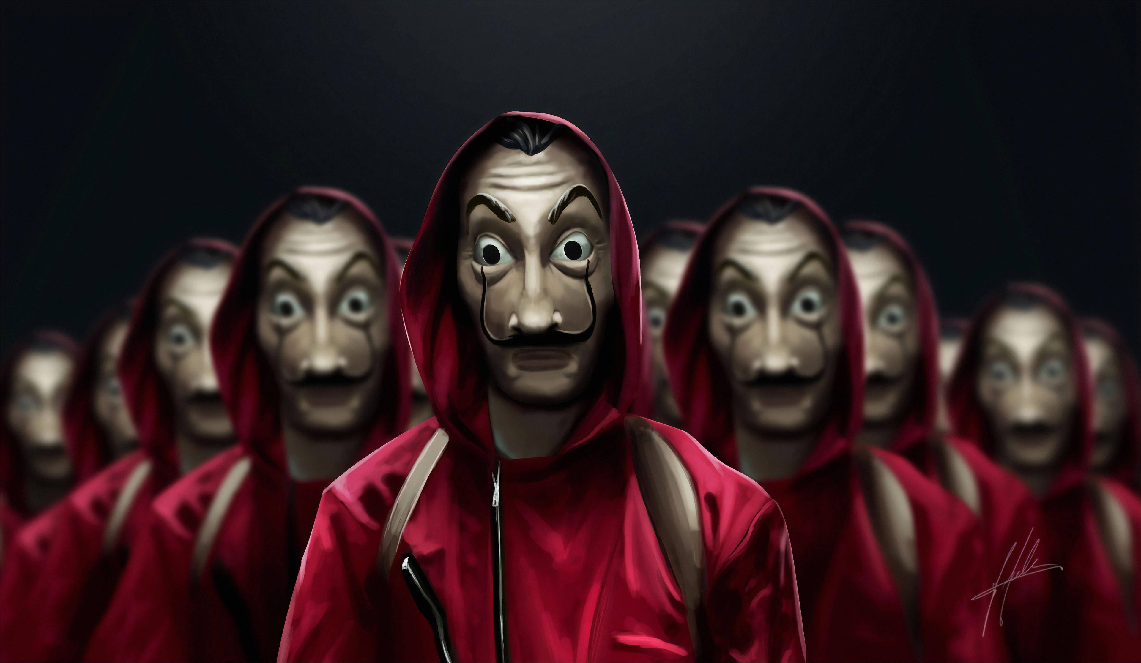 Money Heist Netflix Series — 3840x2232 wallpaper