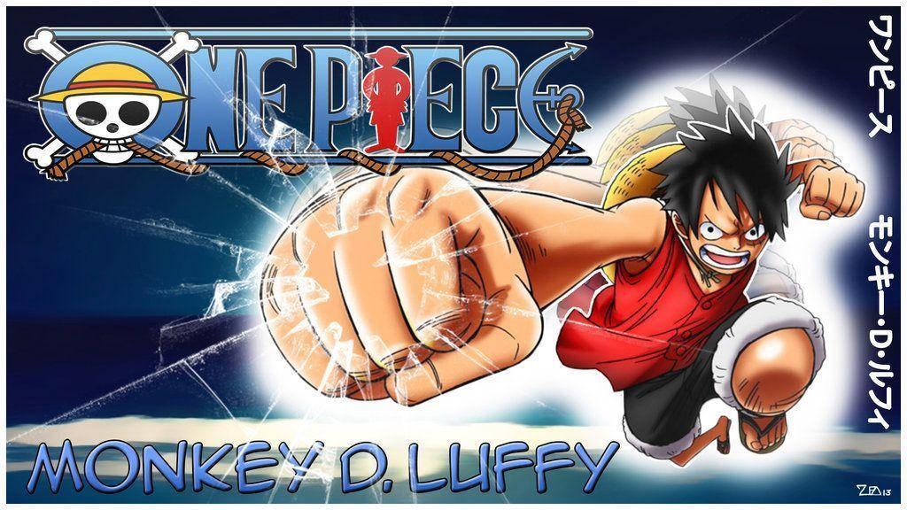 Monkey D Luffy Big Punch — 1024x576 wallpaper