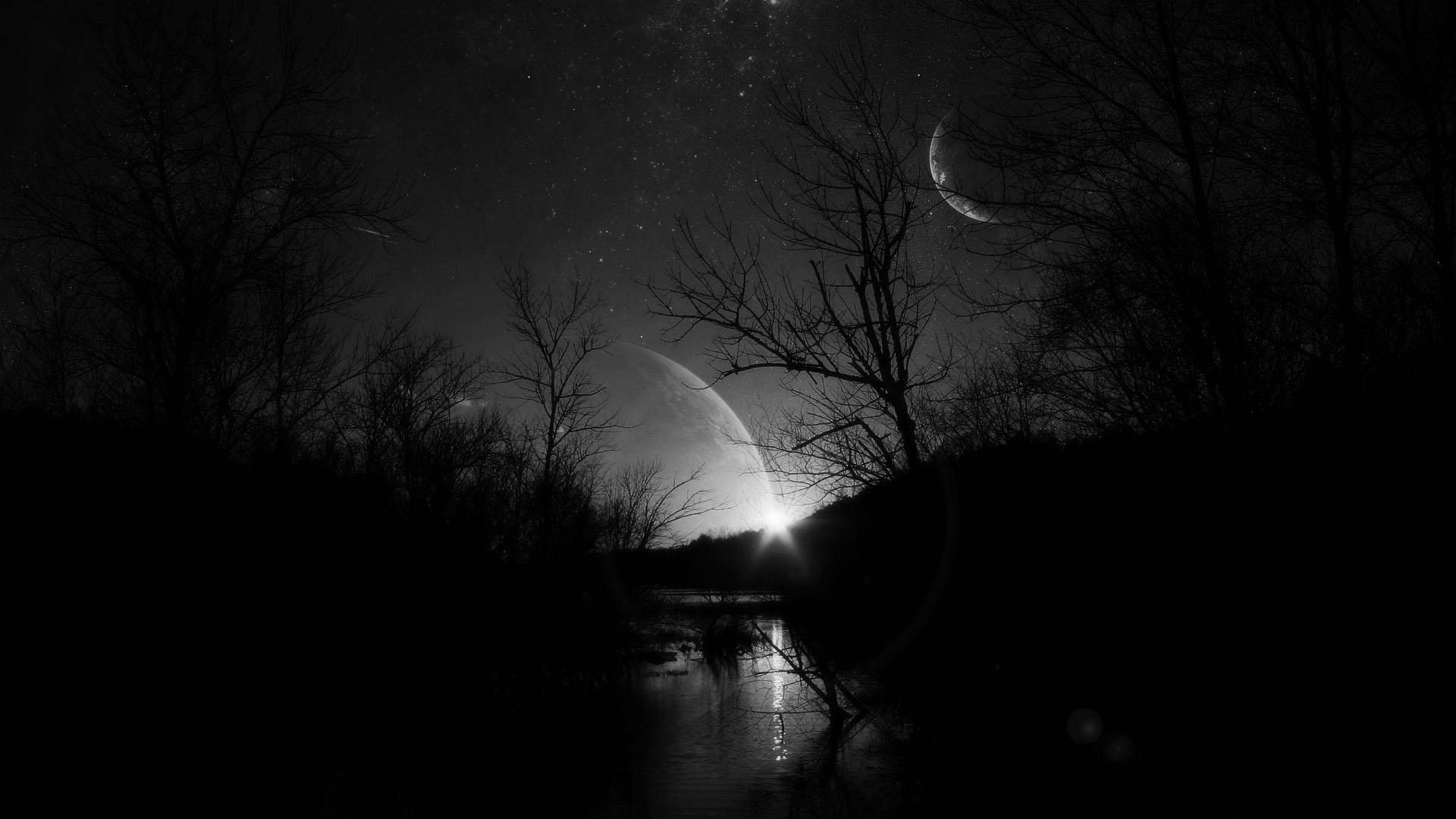 Moon Aesthetic Spark — 1920x1080 wallpaper