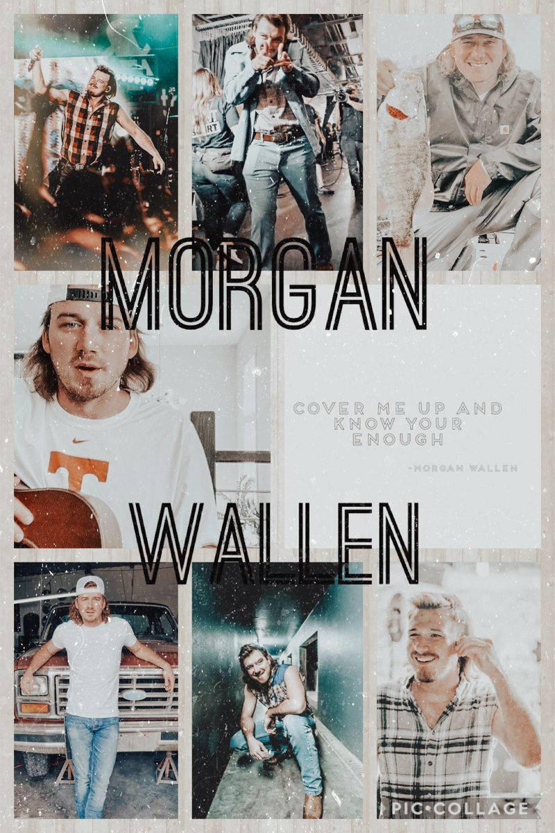 Morgan Wallen Aesthetic Photo Collage — 800x1200 wallpaper