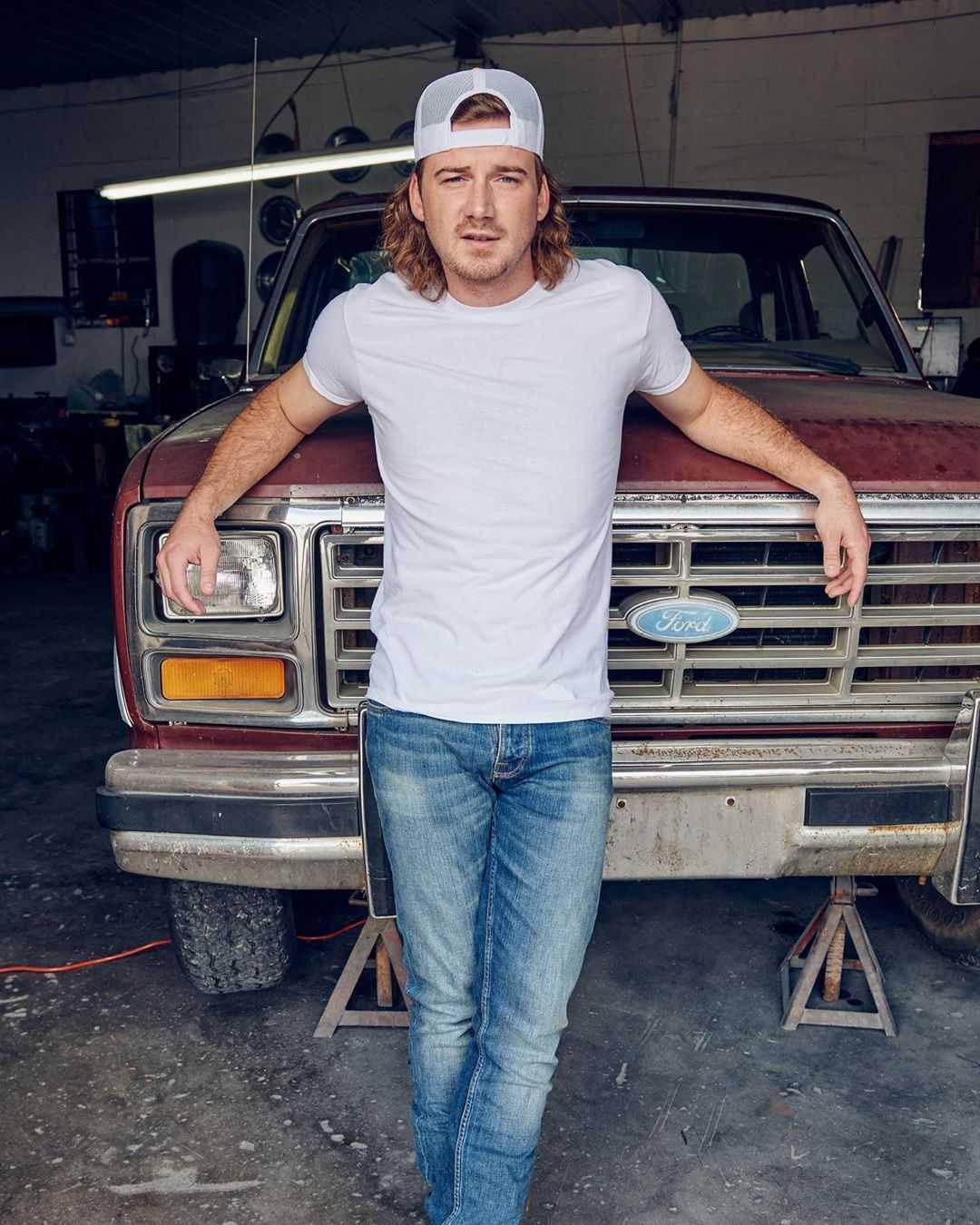 Morgan Wallen Old Ford Car — 1080x1350 wallpaper